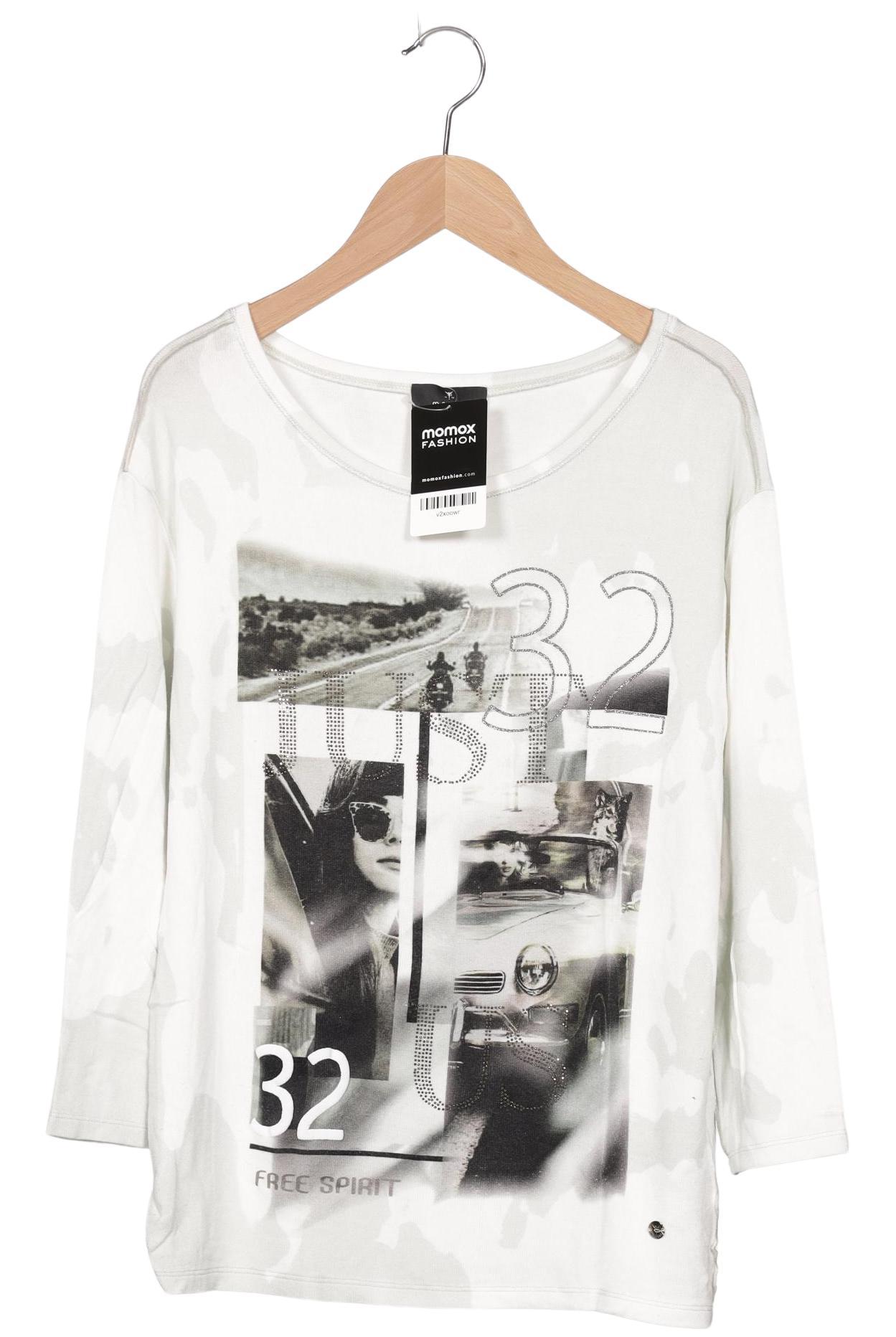 

monari Damen Langarmshirt, hellgrün, Gr. 36