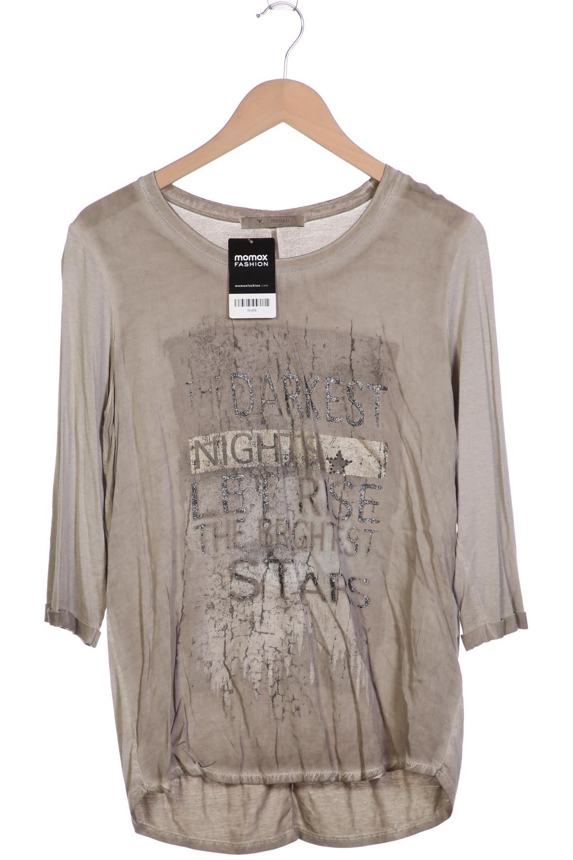 

monari Damen Langarmshirt, braun, Gr. 38