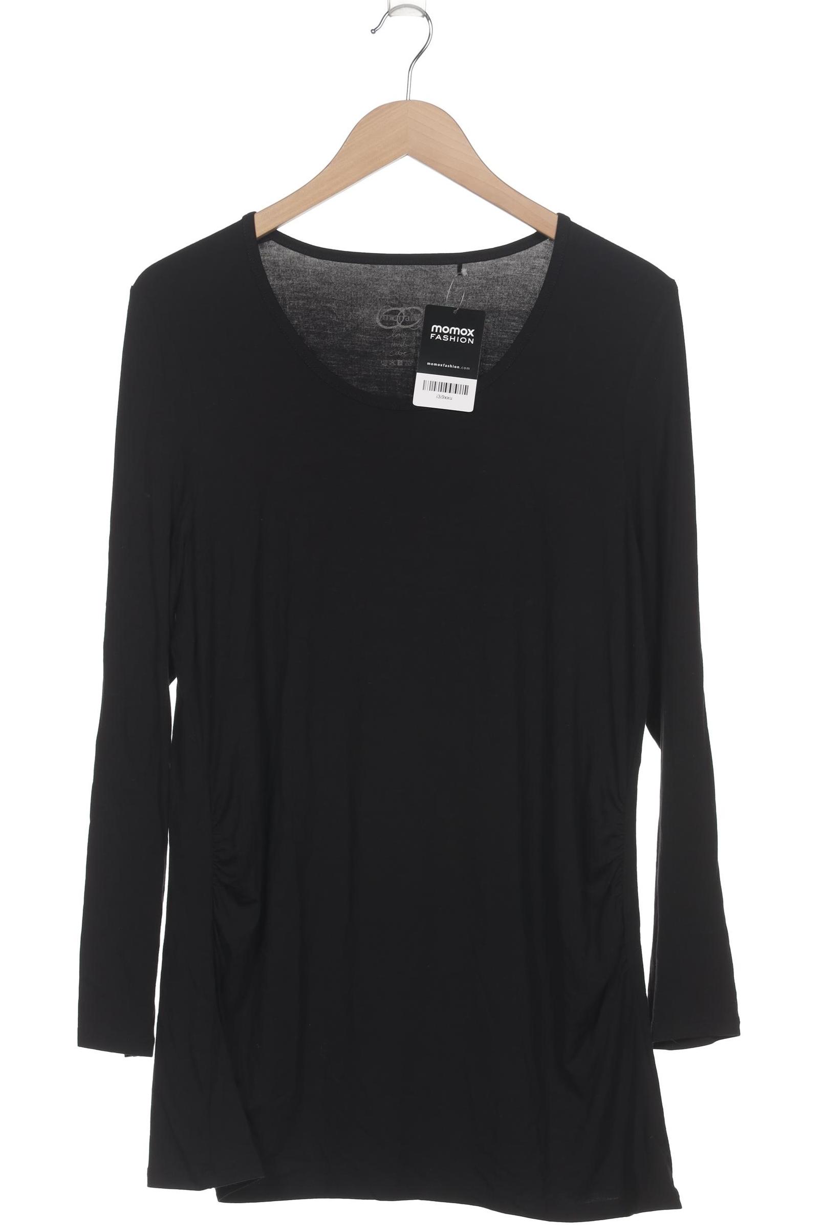 

monari Damen Langarmshirt, schwarz, Gr. 46