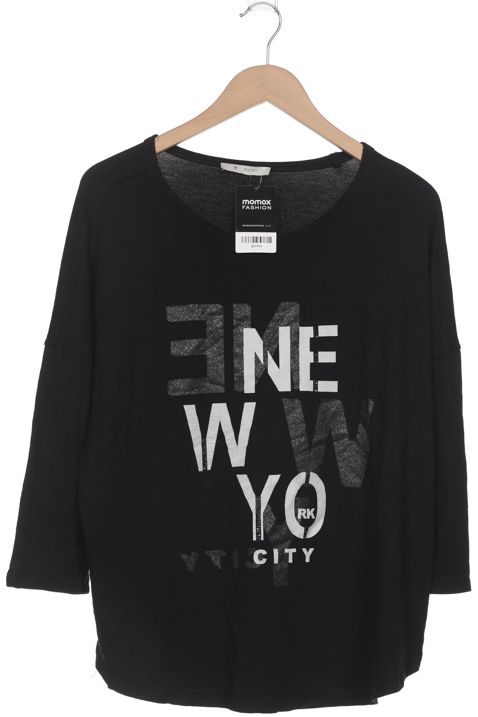 

monari Damen Langarmshirt, schwarz, Gr. 44