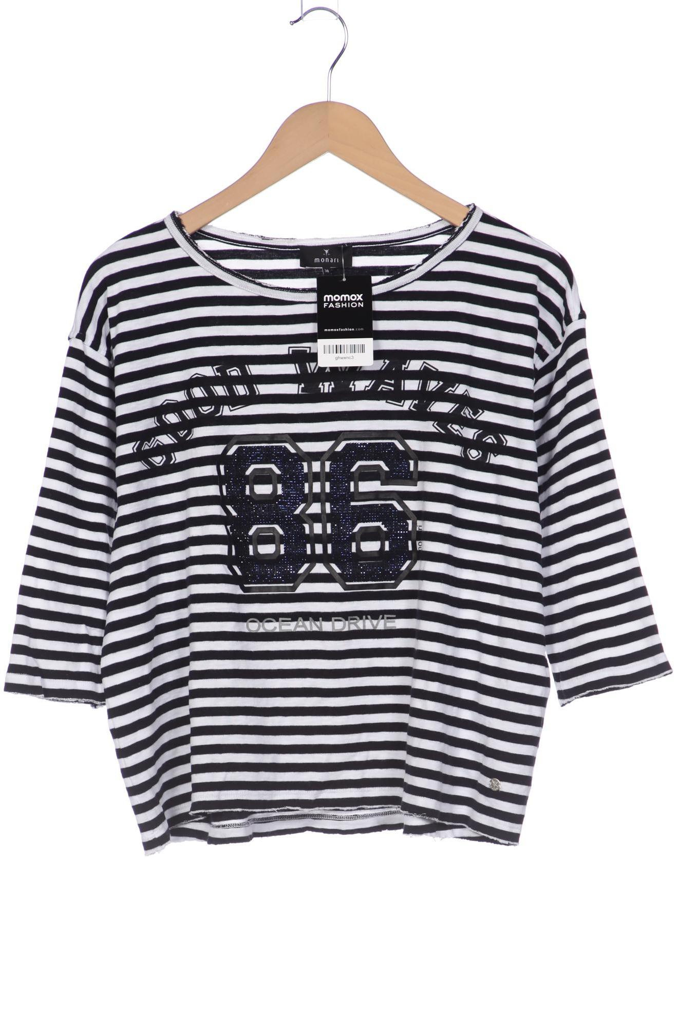 

monari Damen Langarmshirt, schwarz