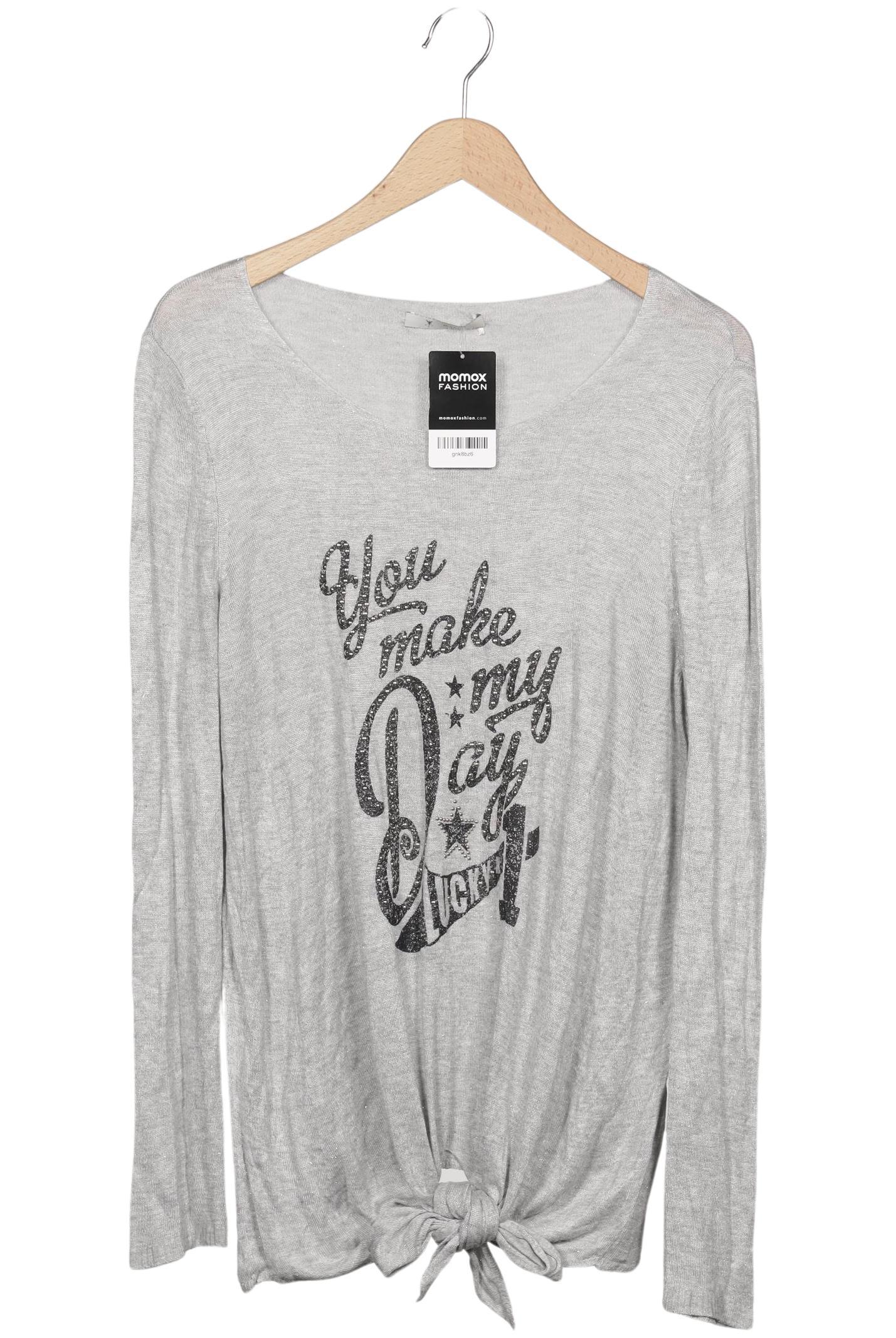 

monari Damen Langarmshirt, grau, Gr. 44