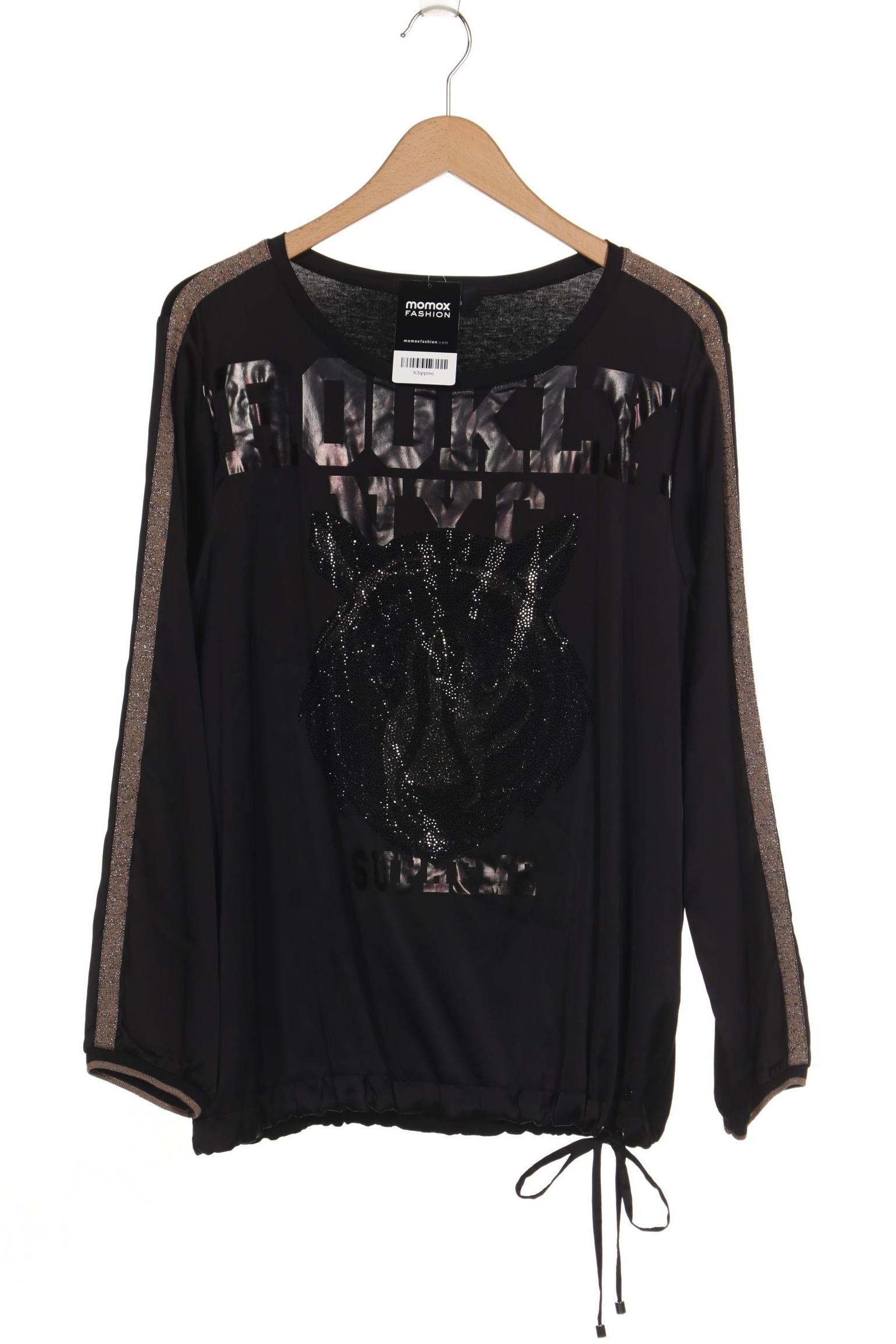 

monari Damen Langarmshirt, schwarz, Gr. 44