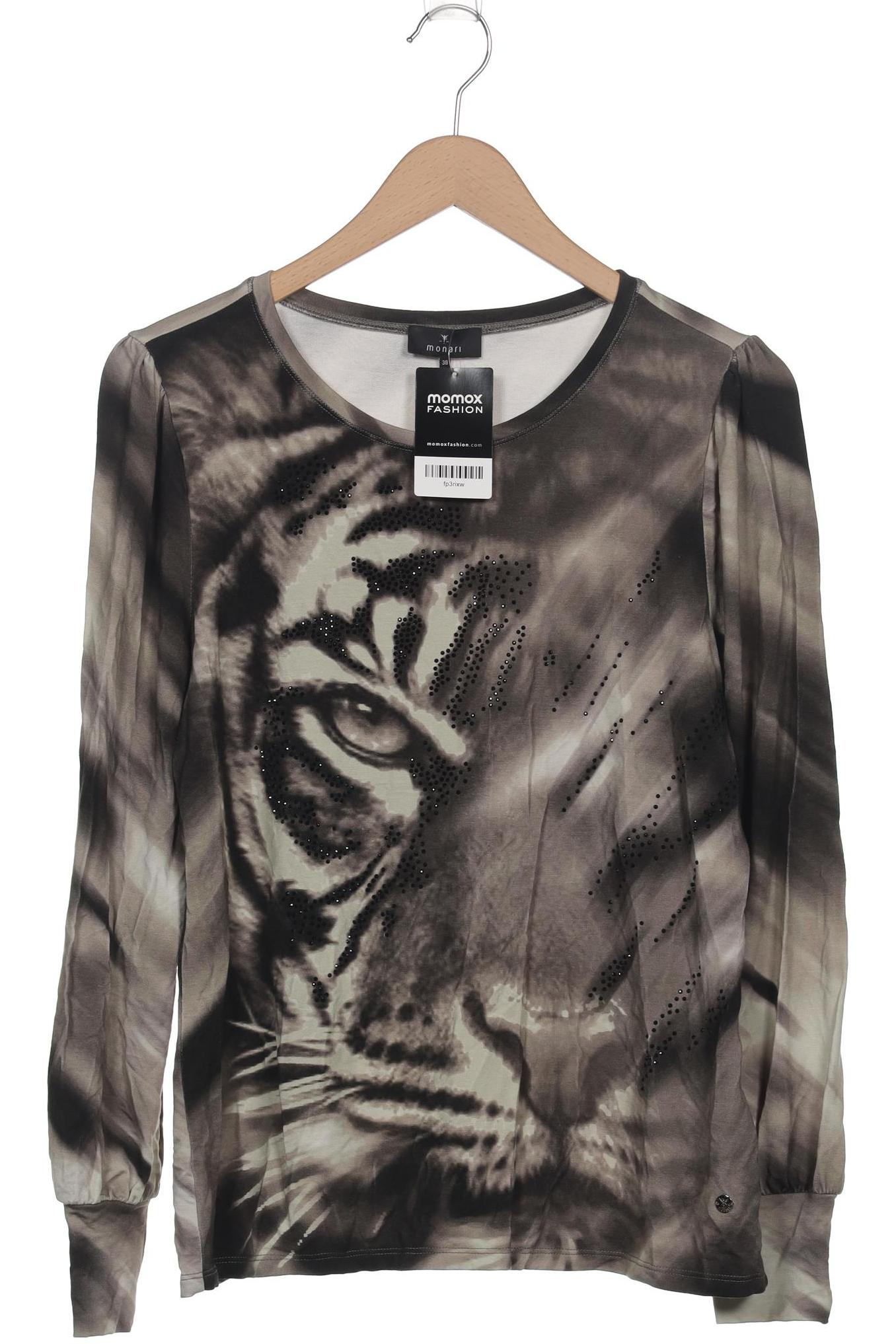 

monari Damen Langarmshirt, grün, Gr. 38