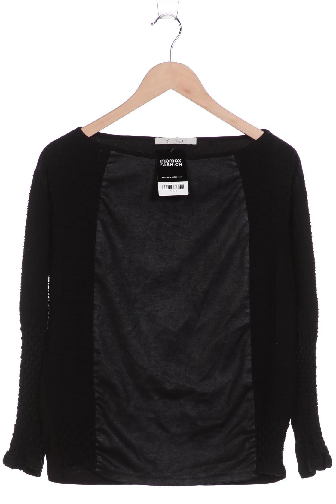 

monari Damen Langarmshirt, schwarz