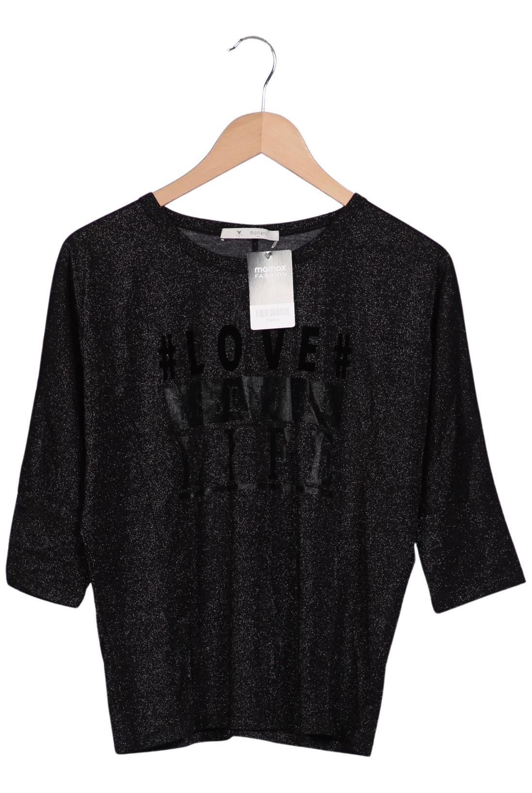 

monari Damen Langarmshirt, grau, Gr. 44