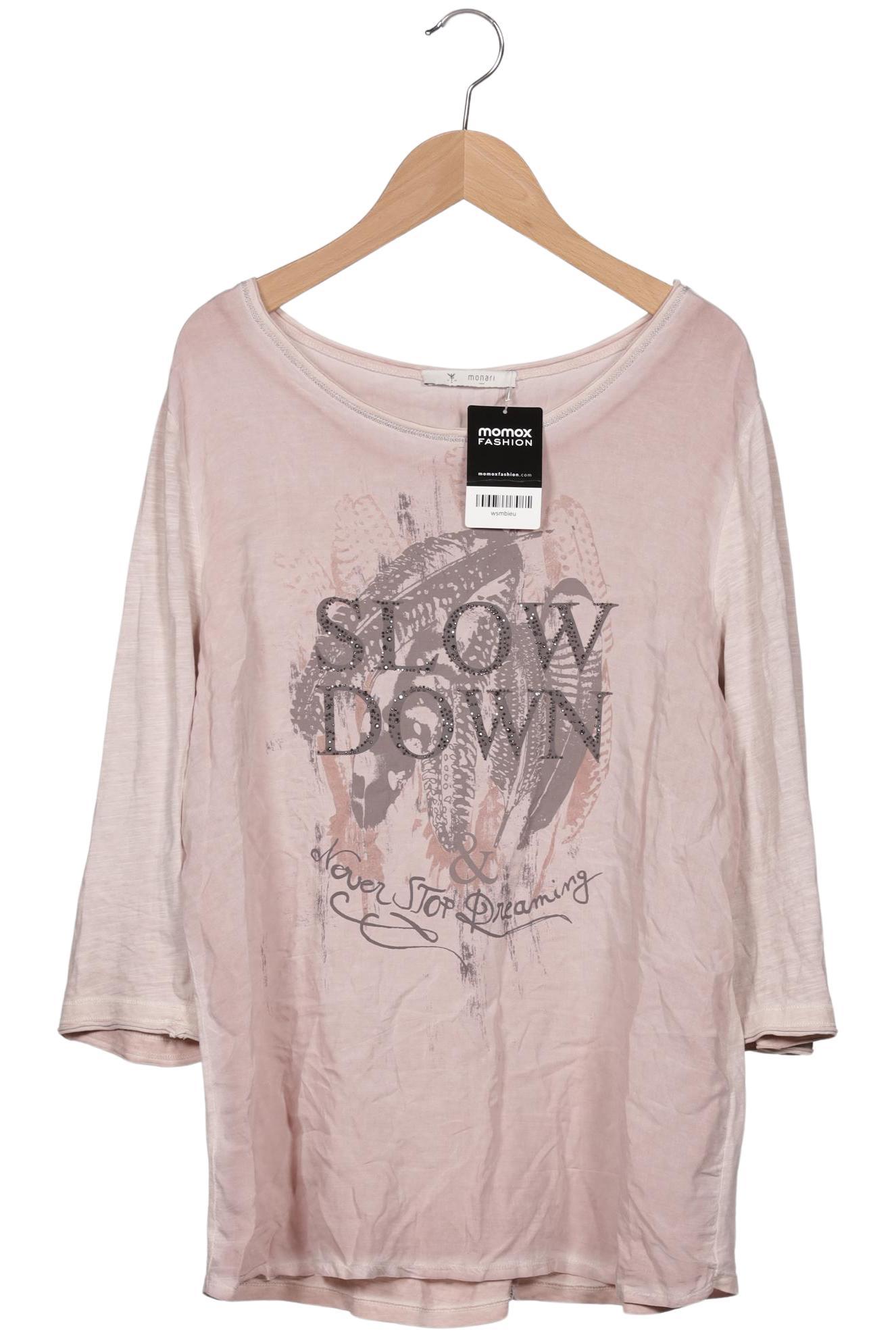 

monari Damen Langarmshirt, pink, Gr. 40