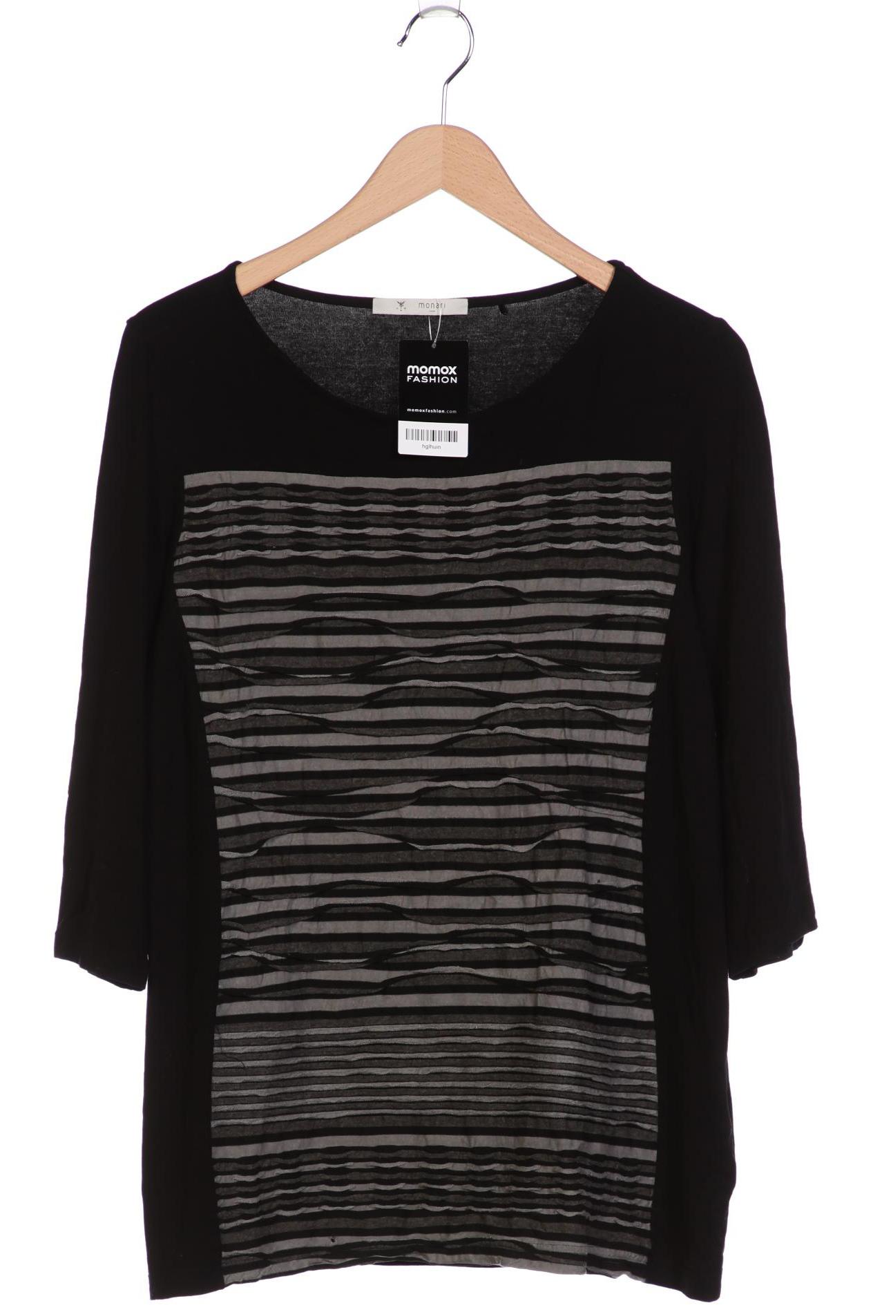 

monari Damen Langarmshirt, schwarz, Gr. 44