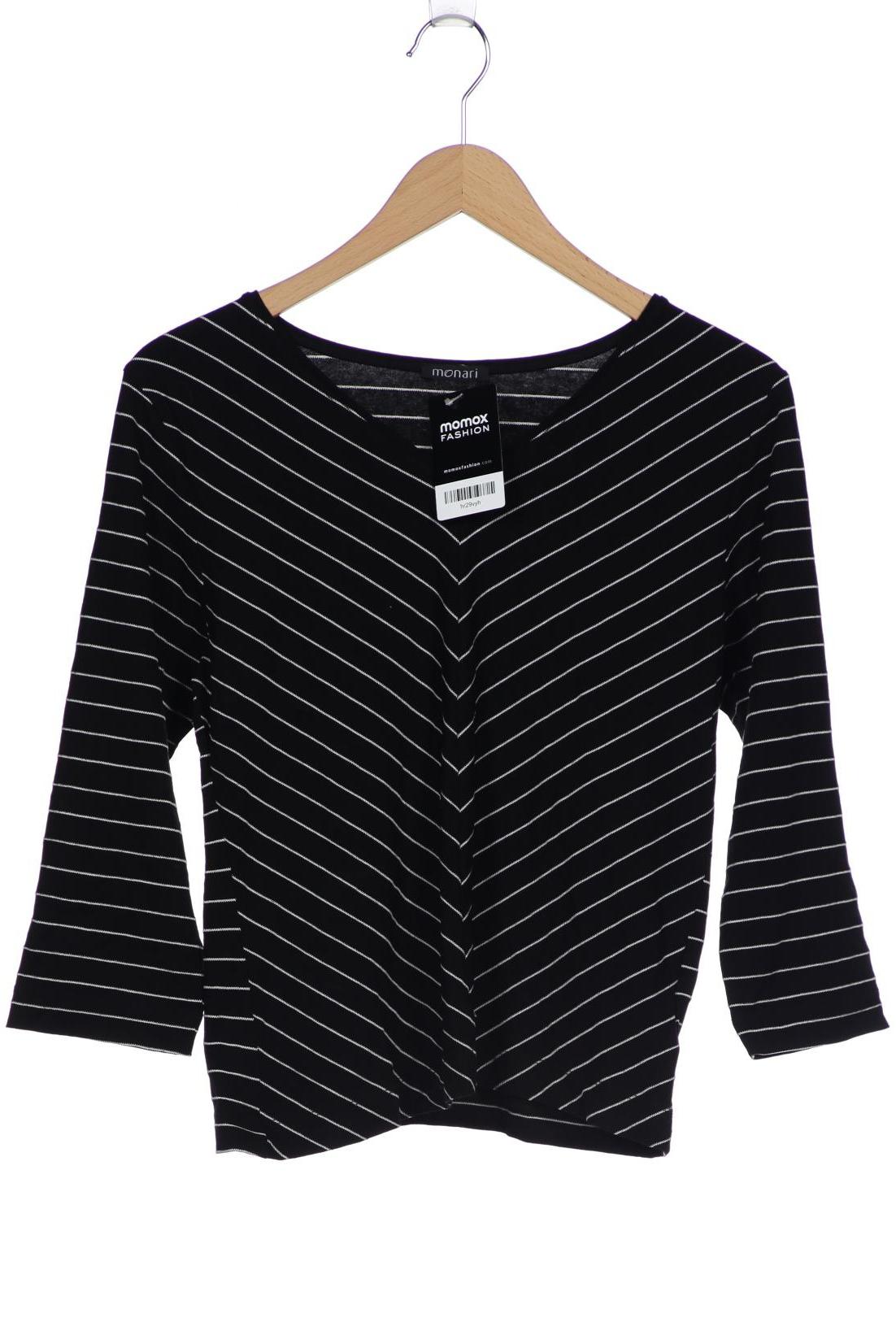 

monari Damen Langarmshirt, schwarz