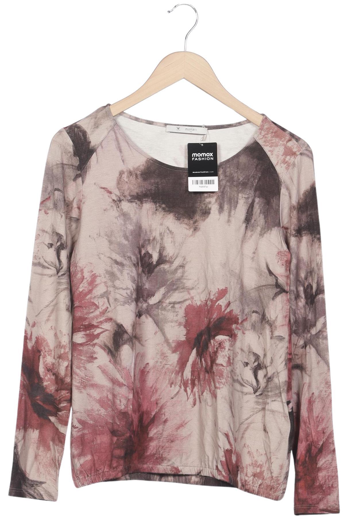 

monari Damen Langarmshirt, beige, Gr. 38