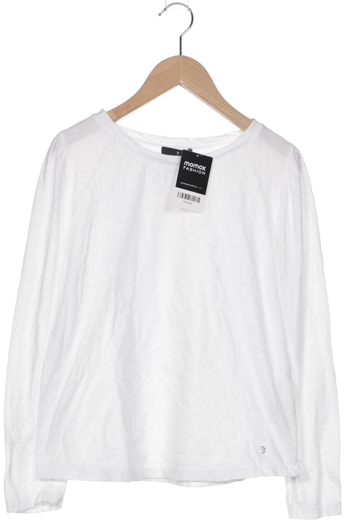 

monari Damen Langarmshirt, weiß, Gr. 38