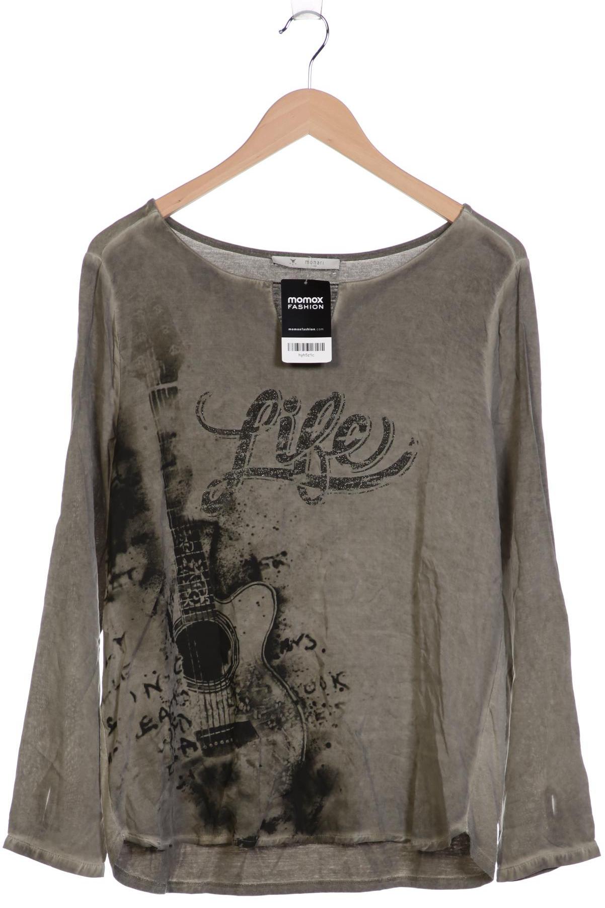 

monari Damen Langarmshirt, braun, Gr. 42