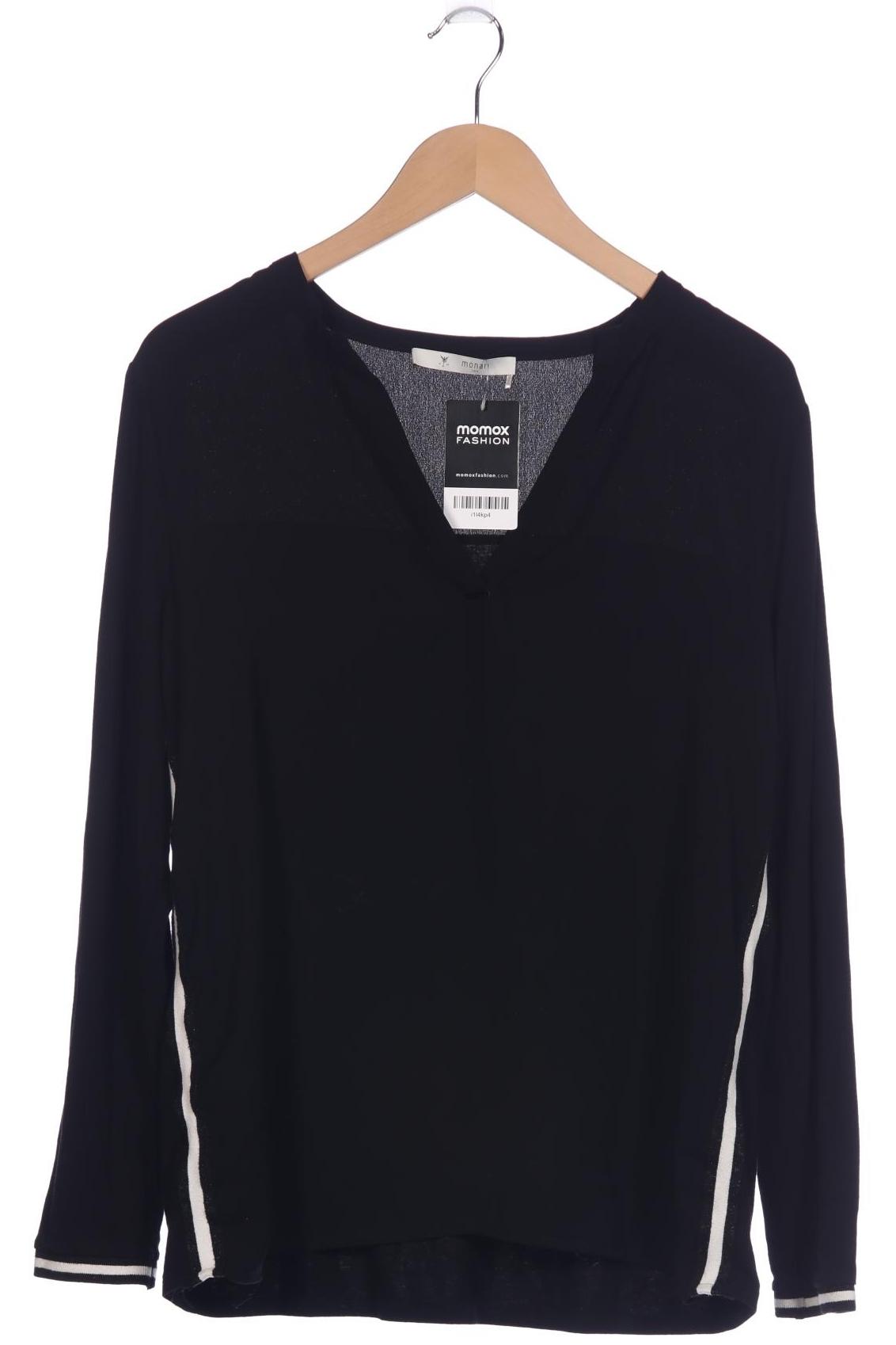 

monari Damen Langarmshirt, schwarz, Gr. 42