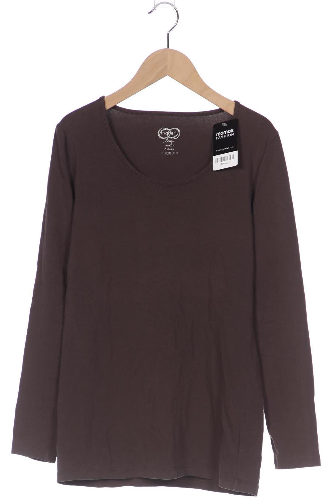 

monari Damen Langarmshirt, braun, Gr. 40