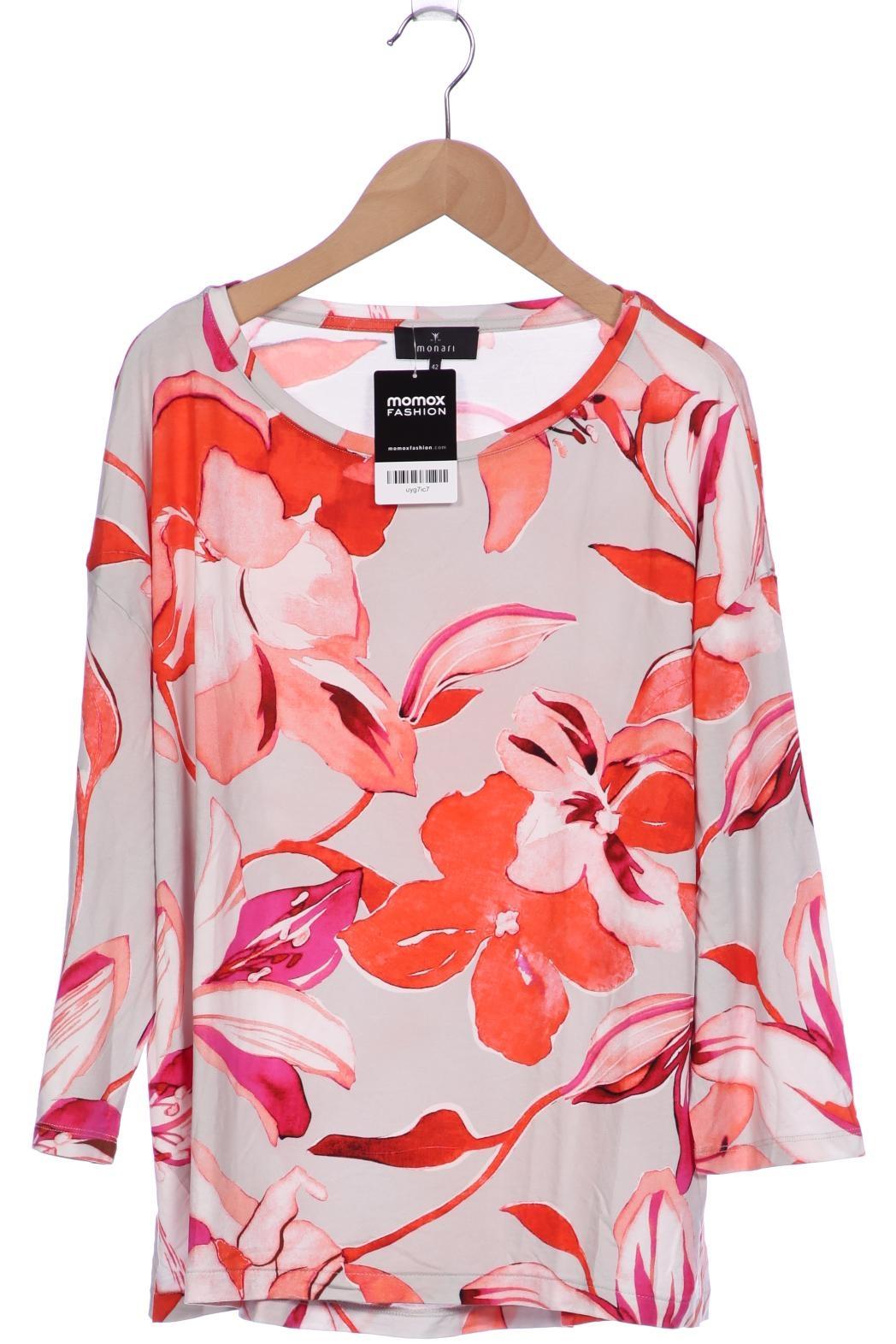 

monari Damen Langarmshirt, grau, Gr. 42