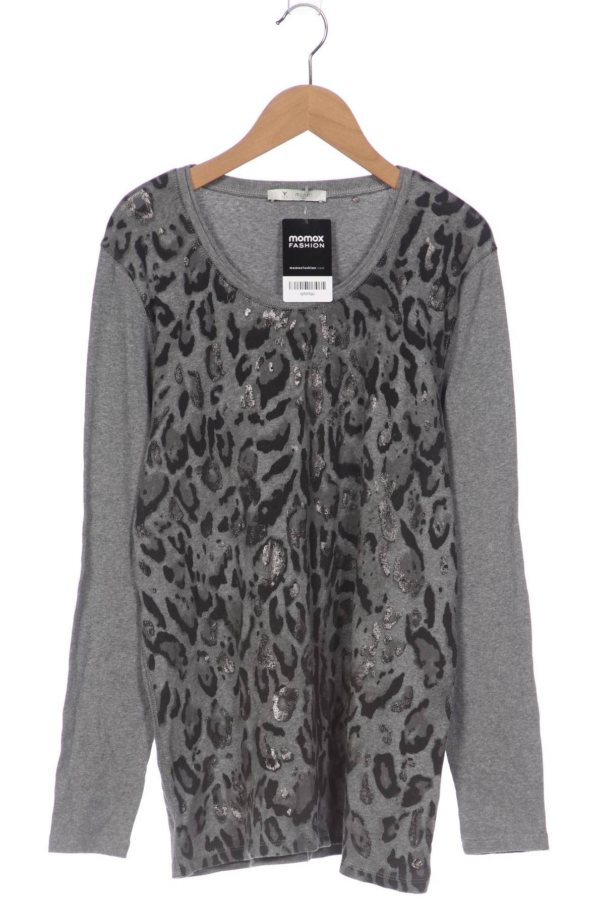 

monari Damen Langarmshirt, grau, Gr. 46