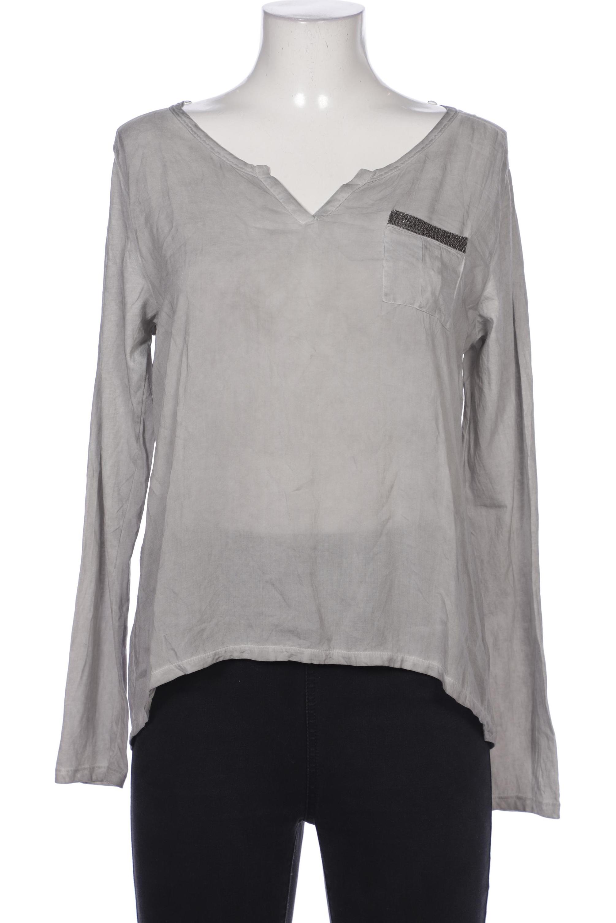 

monari Damen Langarmshirt, grau, Gr. 42