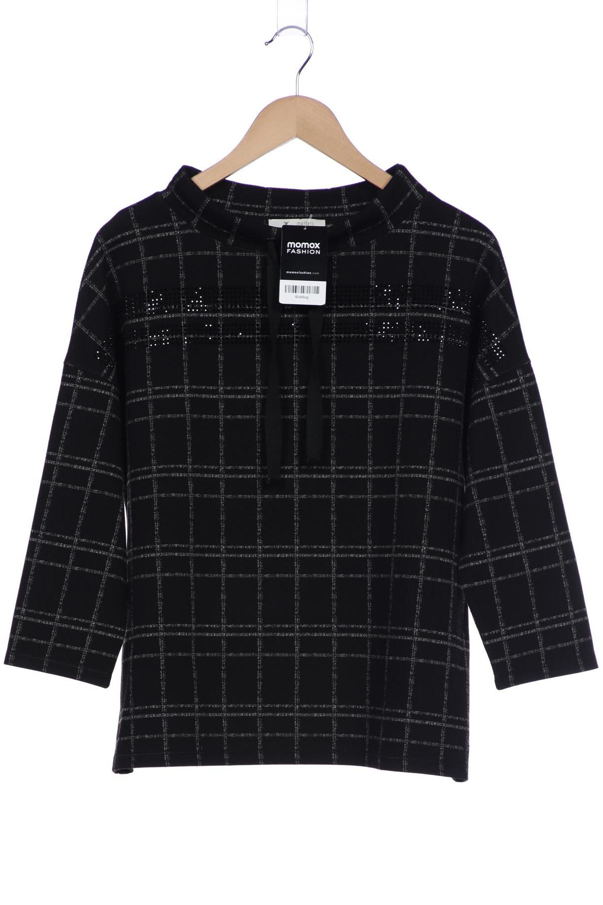 

monari Damen Langarmshirt, schwarz, Gr. 42