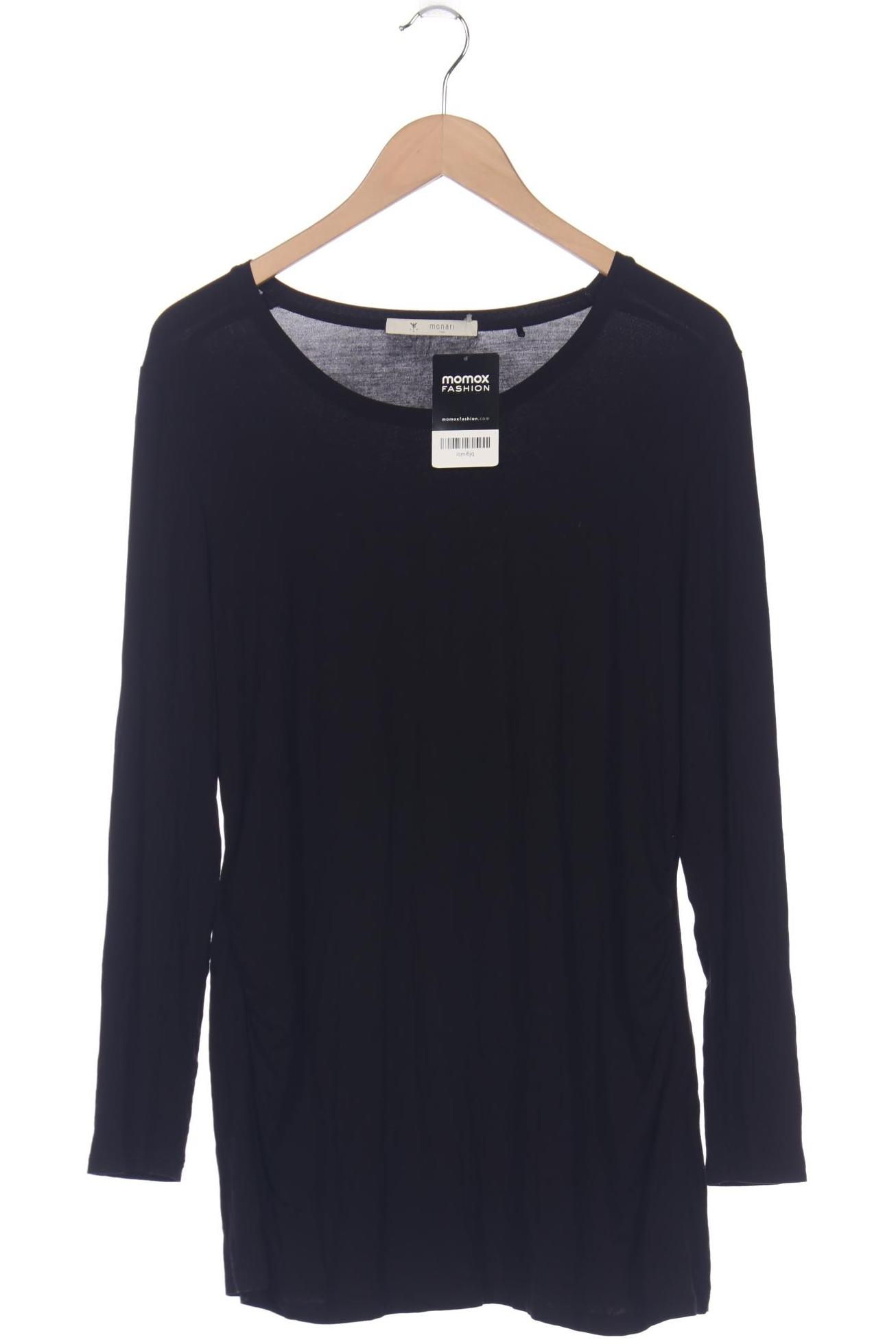 

monari Damen Langarmshirt, schwarz, Gr. 44
