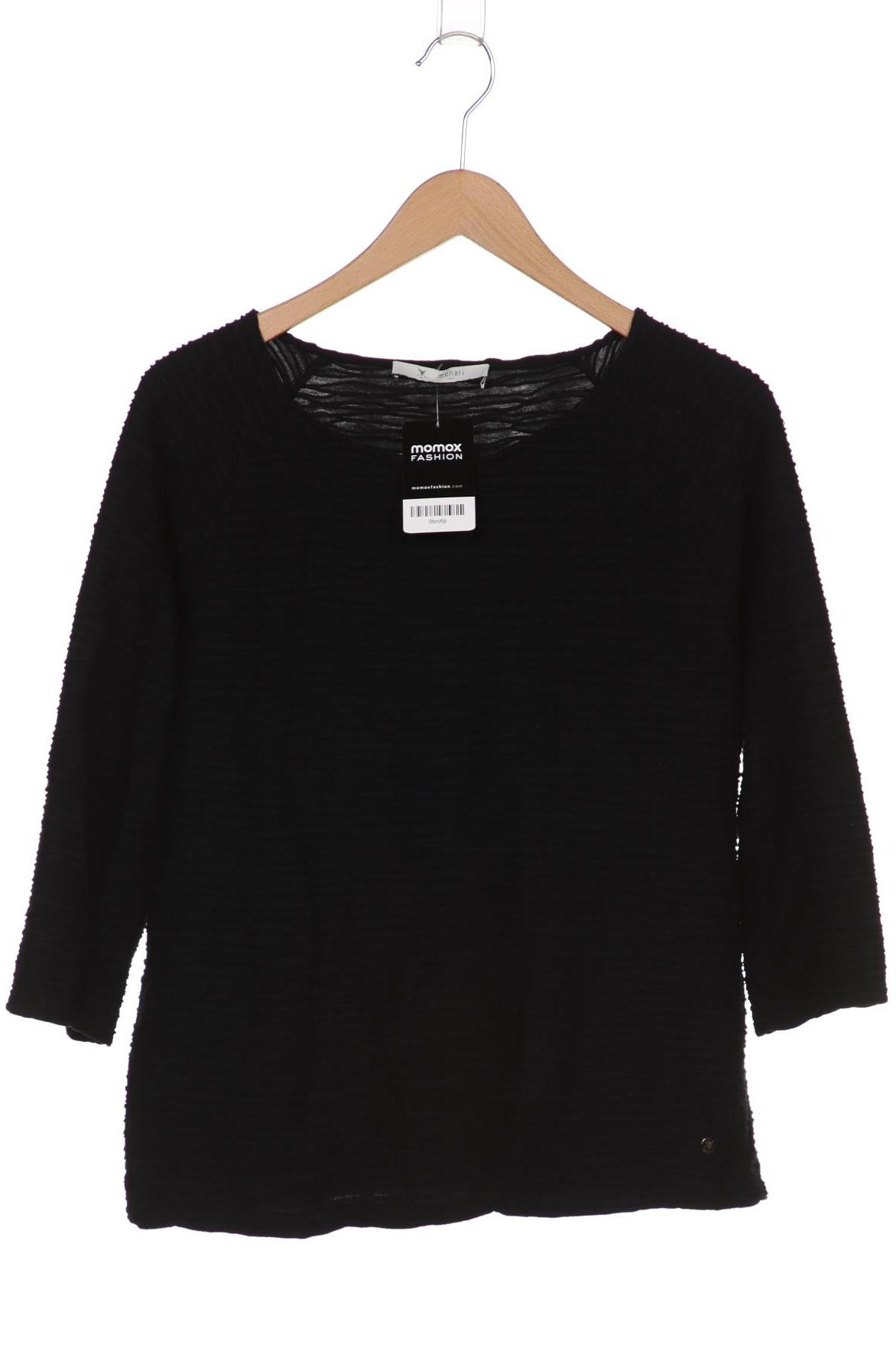 

monari Damen Langarmshirt, schwarz, Gr. 42