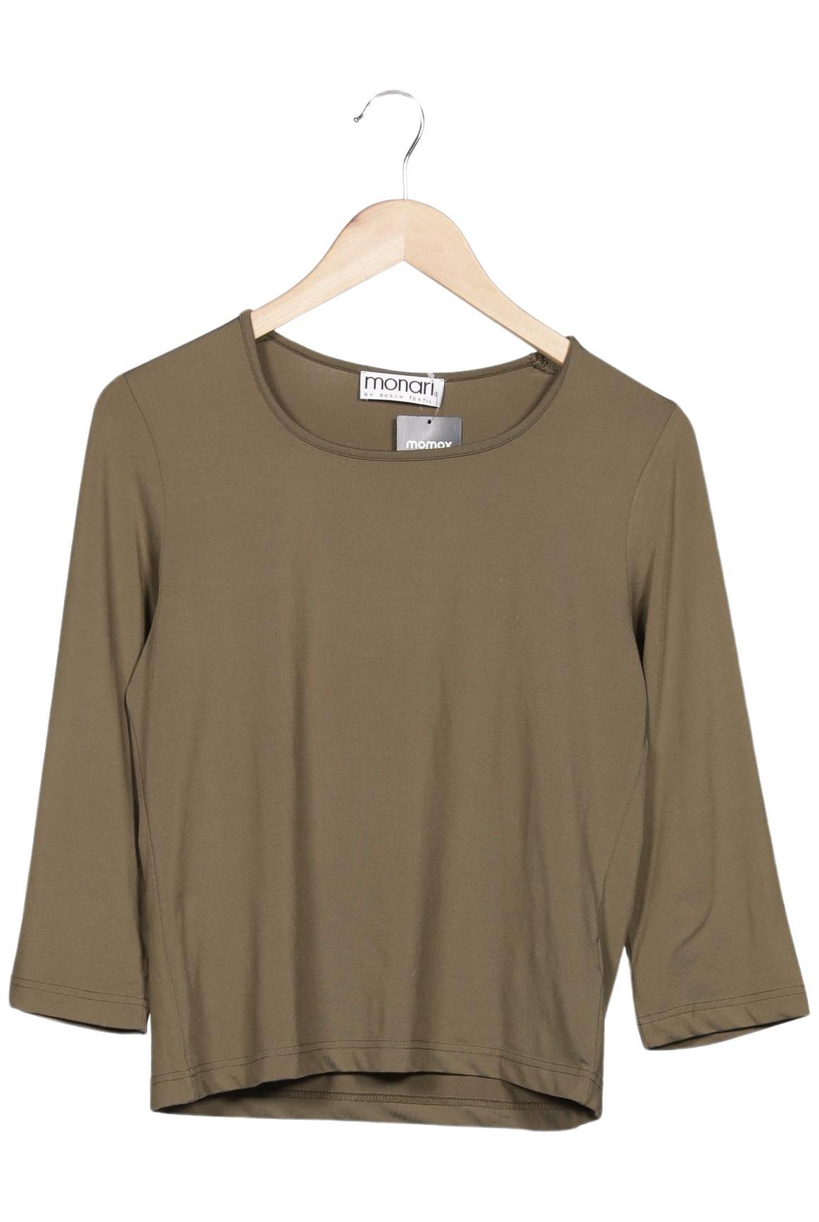 

monari Damen Langarmshirt, grün, Gr. 38