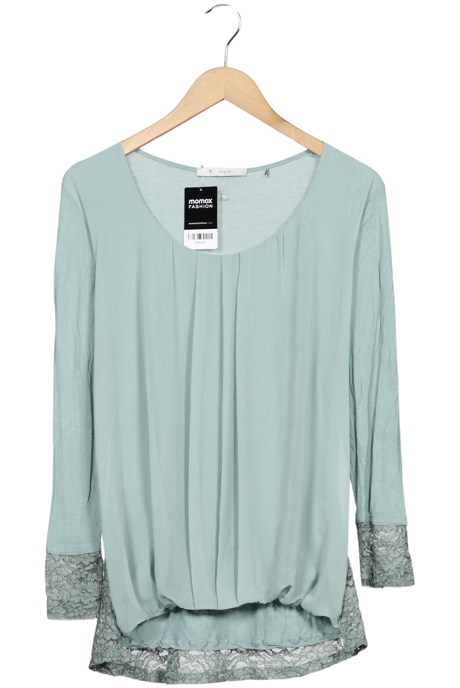 

monari Damen Langarmshirt, hellgrün, Gr. 32
