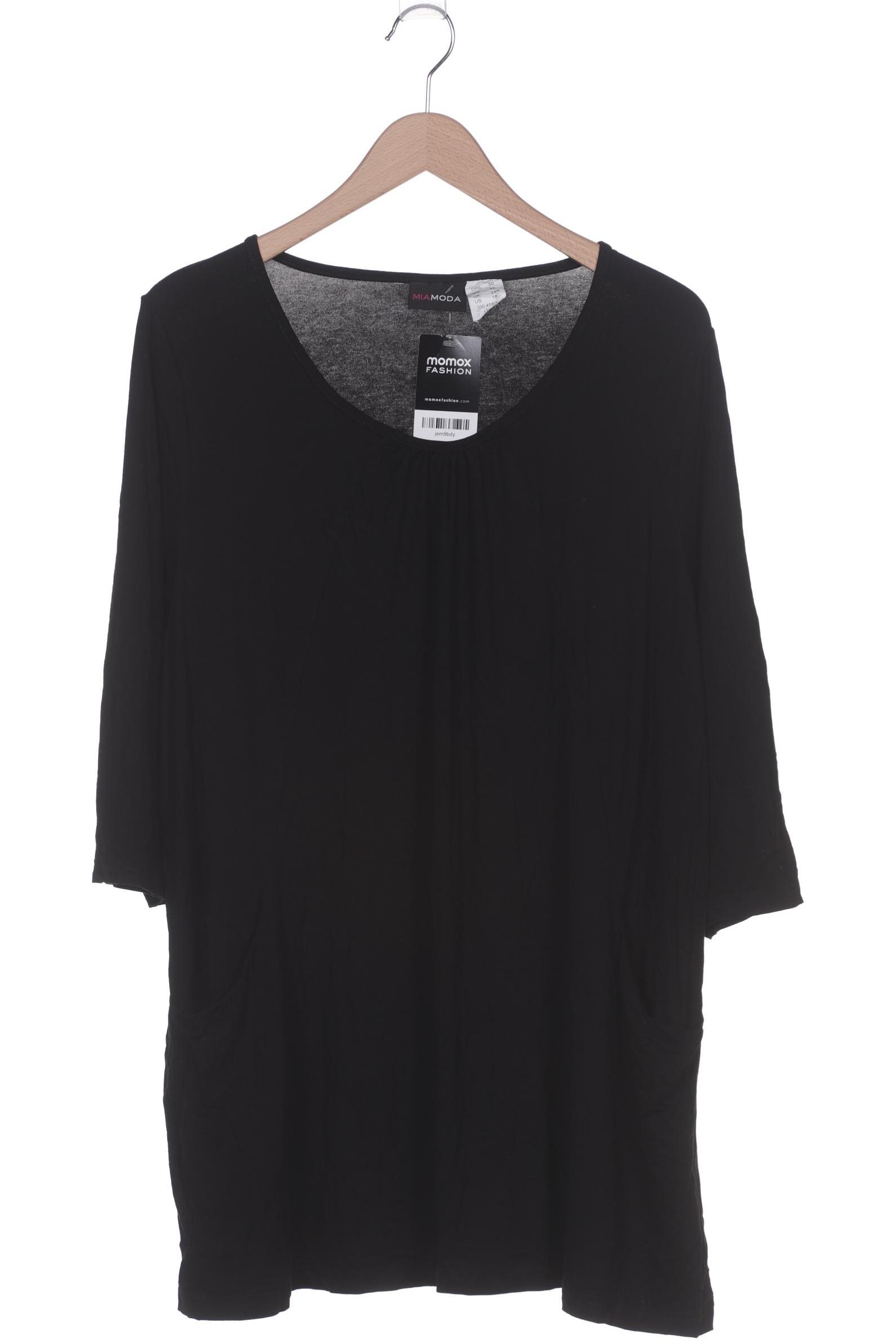 

monari Damen Langarmshirt, schwarz, Gr. 50