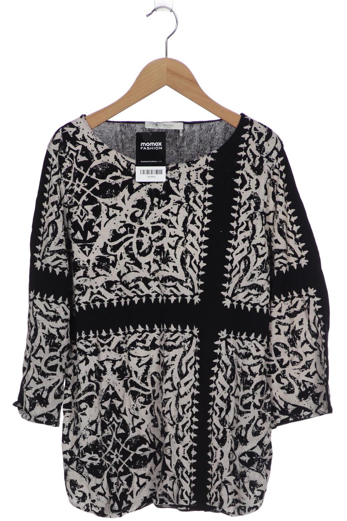 

monari Damen Langarmshirt, cremeweiß