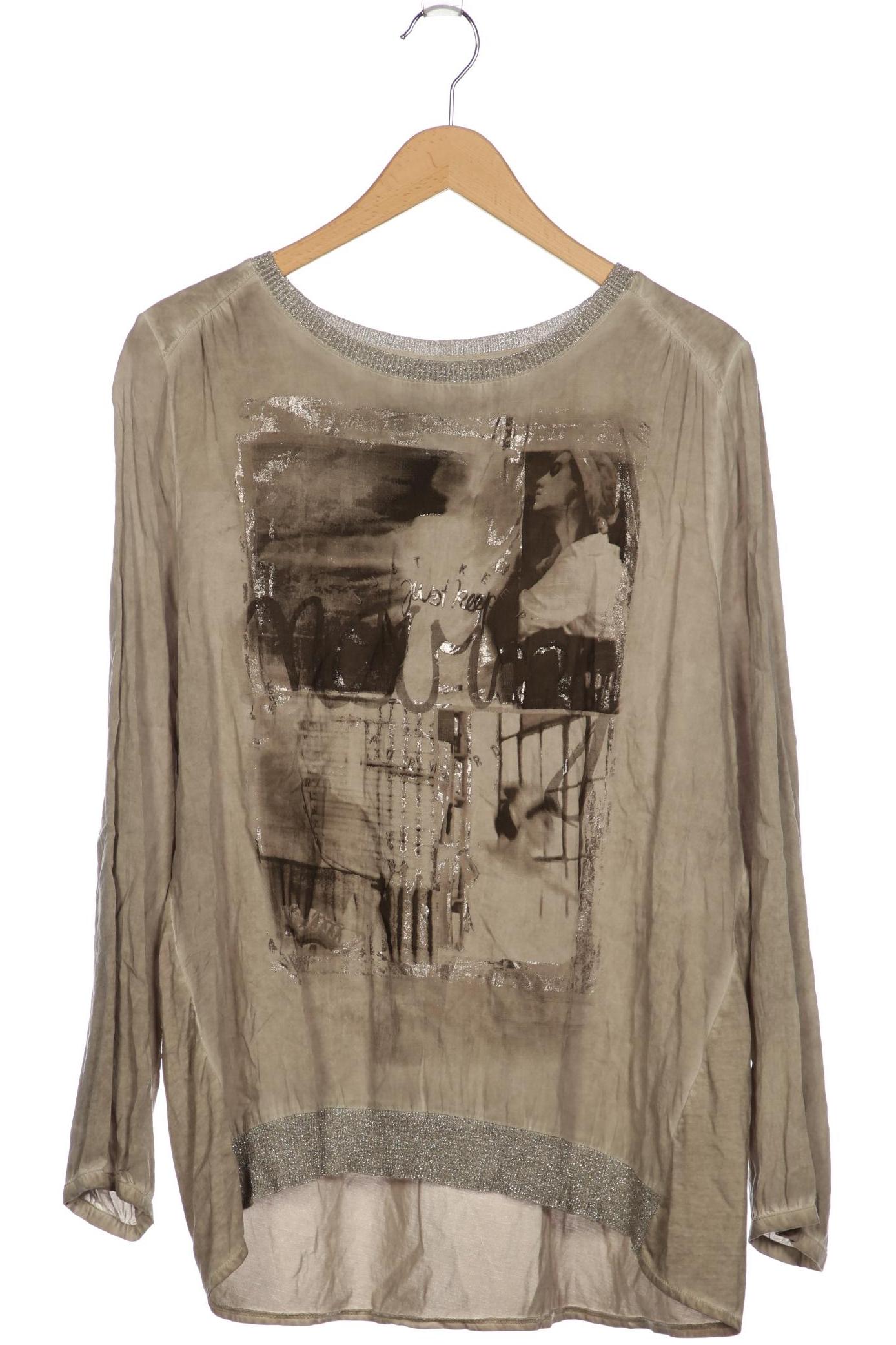 

monari Damen Langarmshirt, beige, Gr. 46