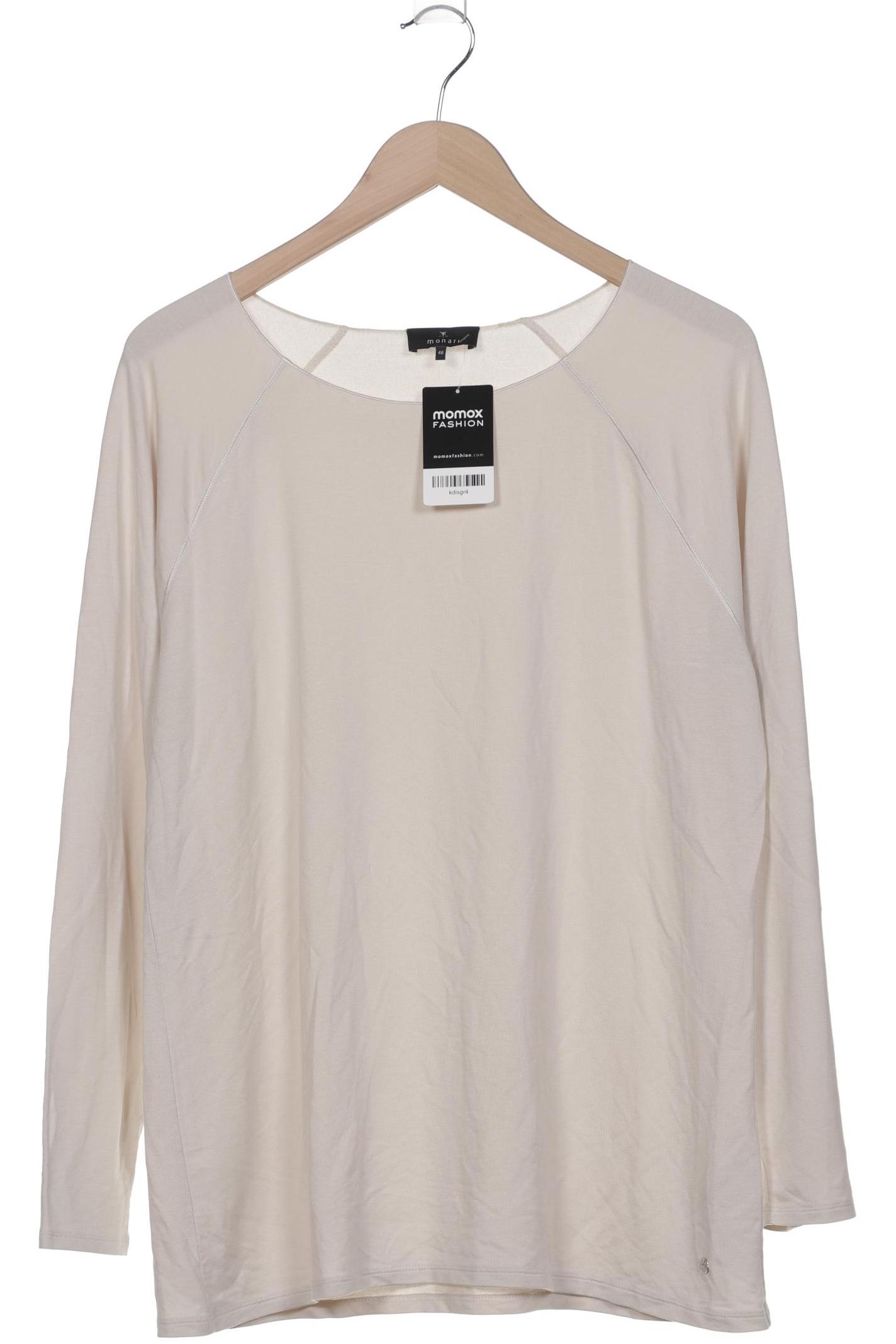 

monari Damen Langarmshirt, beige, Gr. 46