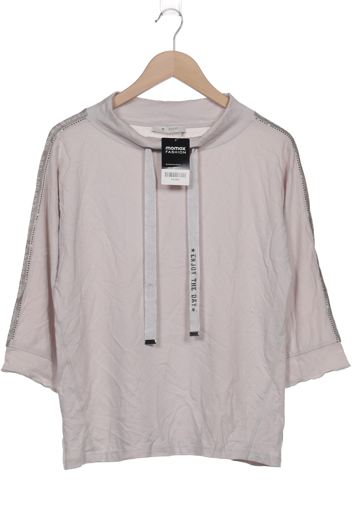 

monari Damen Langarmshirt, grau, Gr. 42