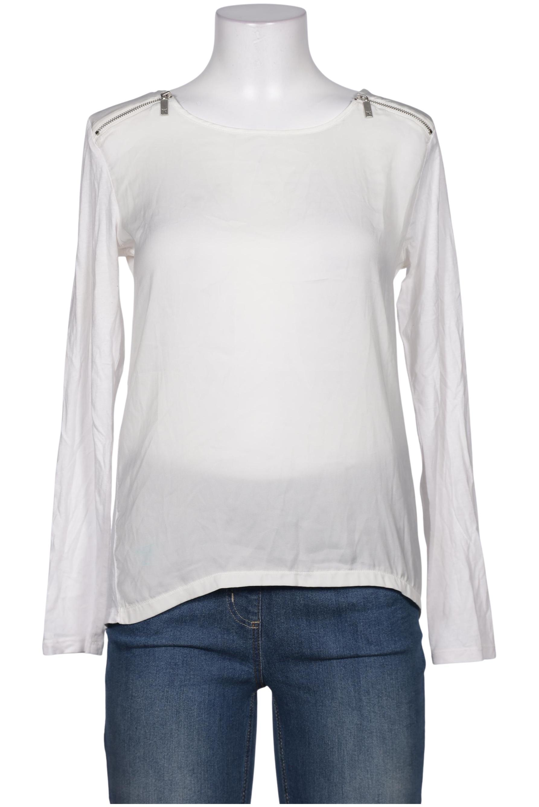 

monari Damen Langarmshirt, weiß, Gr. 38