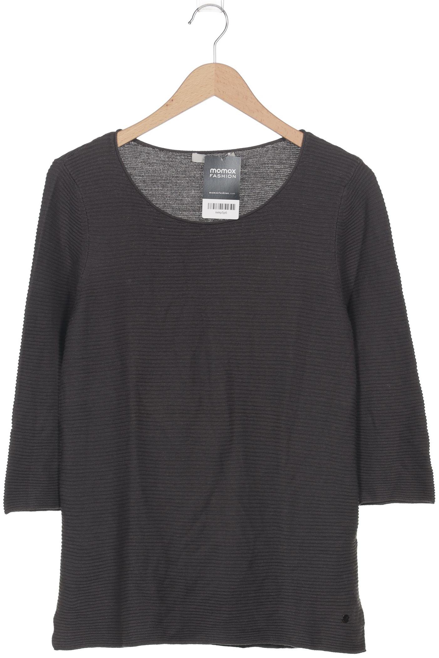 

monari Damen Langarmshirt, grau, Gr. 40