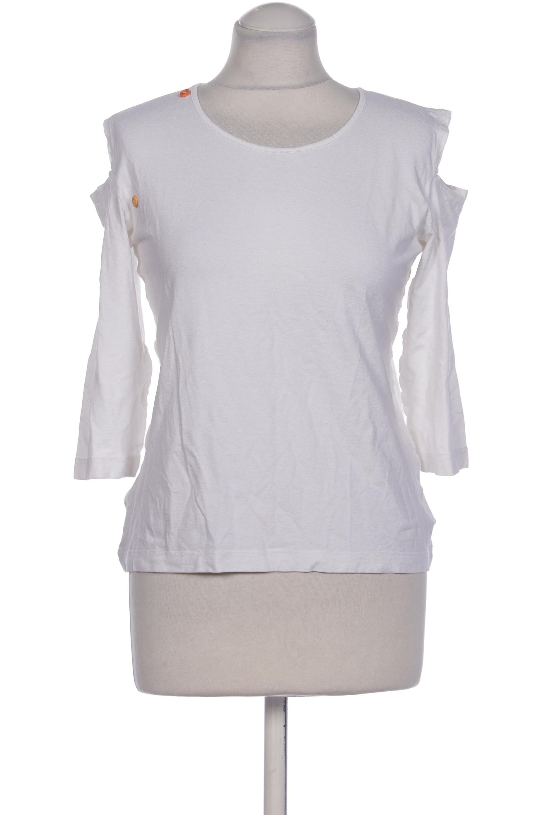 

monari Damen Langarmshirt, weiß, Gr. 38