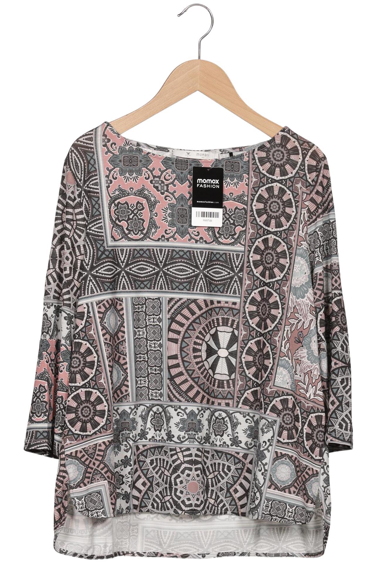 

monari Damen Langarmshirt, grau, Gr. 40
