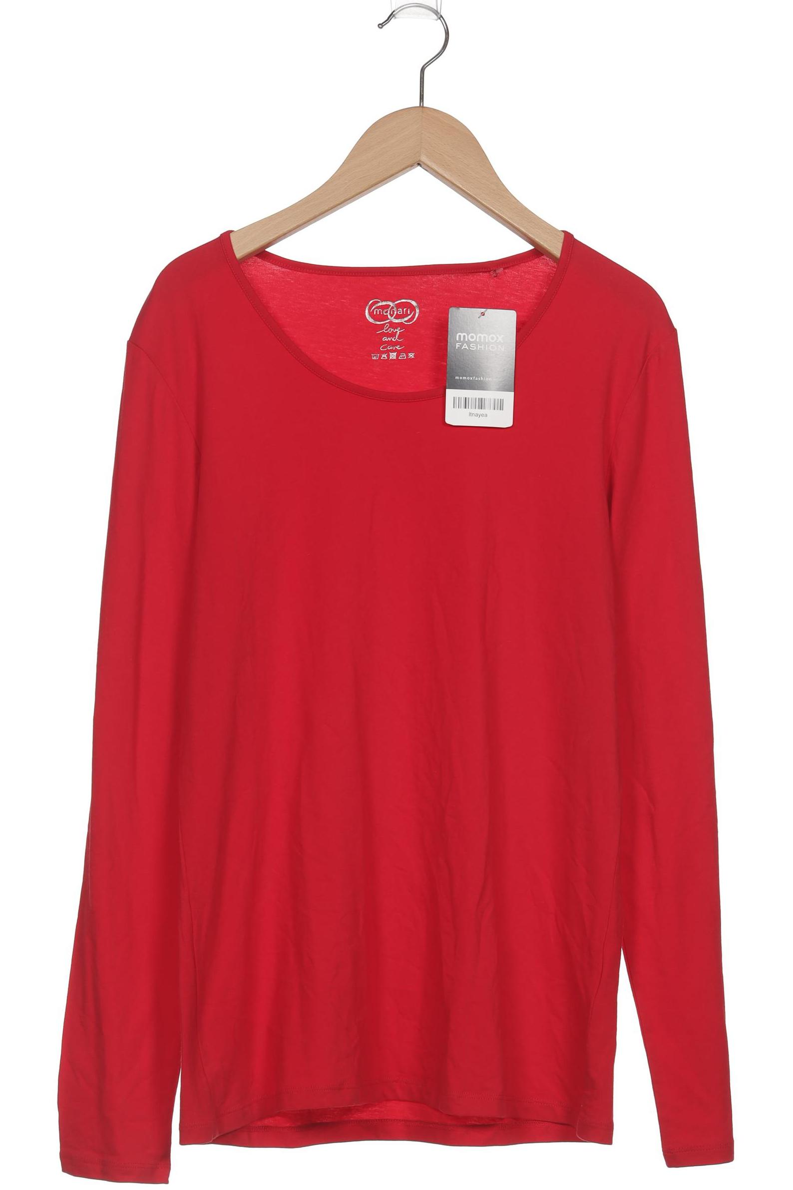 

monari Damen Langarmshirt, rot, Gr. 40