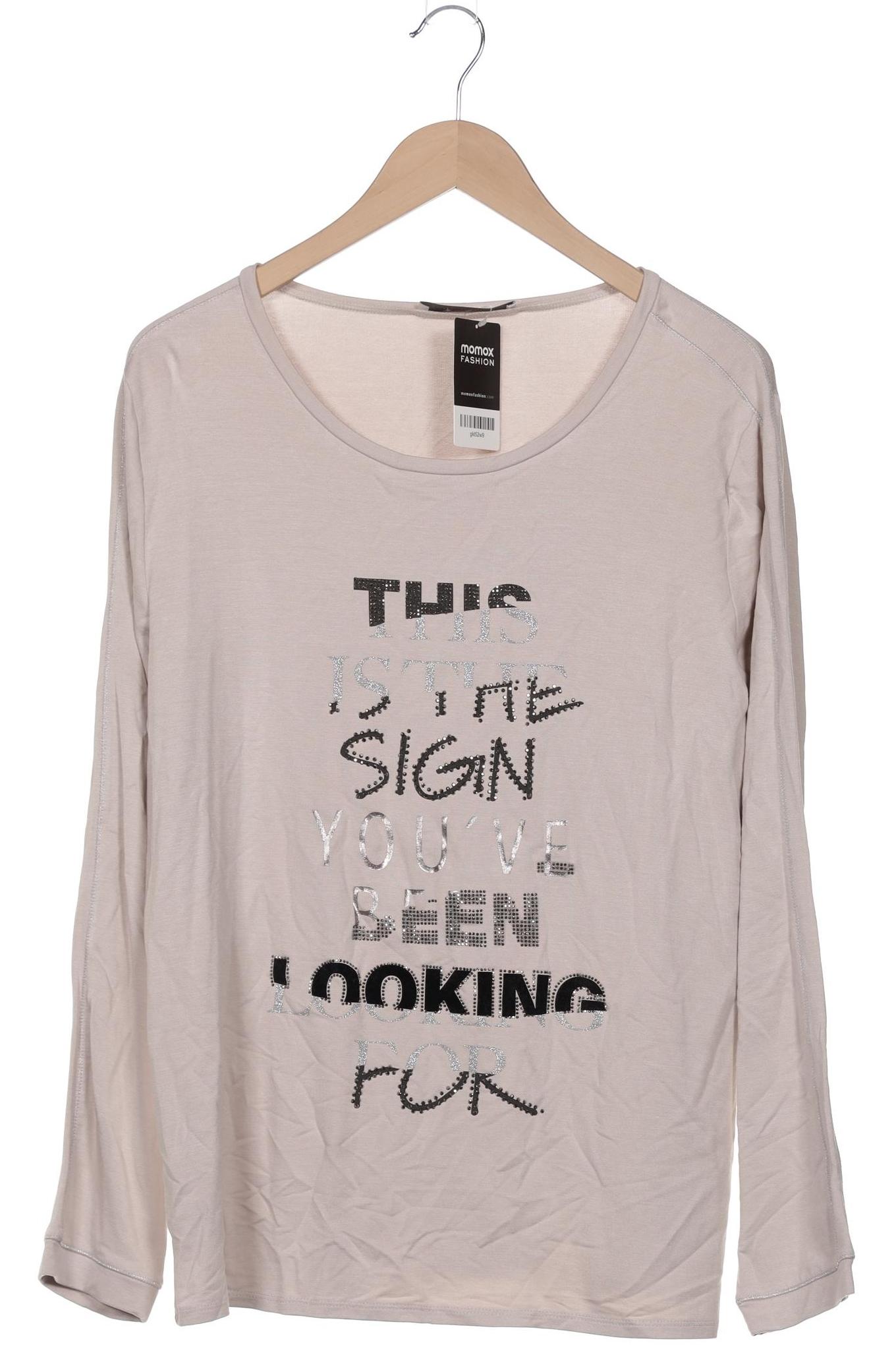 

monari Damen Langarmshirt, cremeweiß, Gr. 44