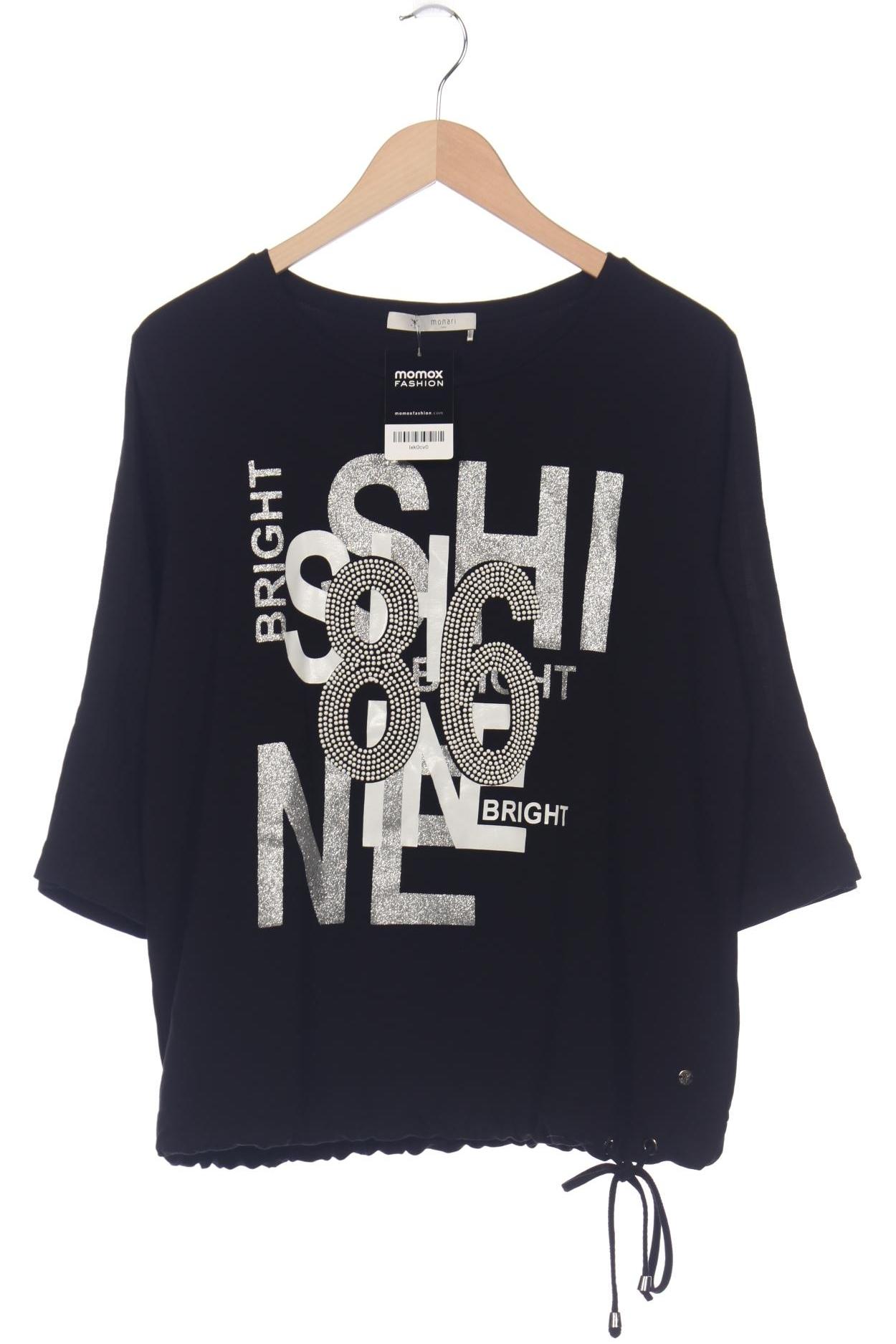 

monari Damen Langarmshirt, schwarz, Gr. 42
