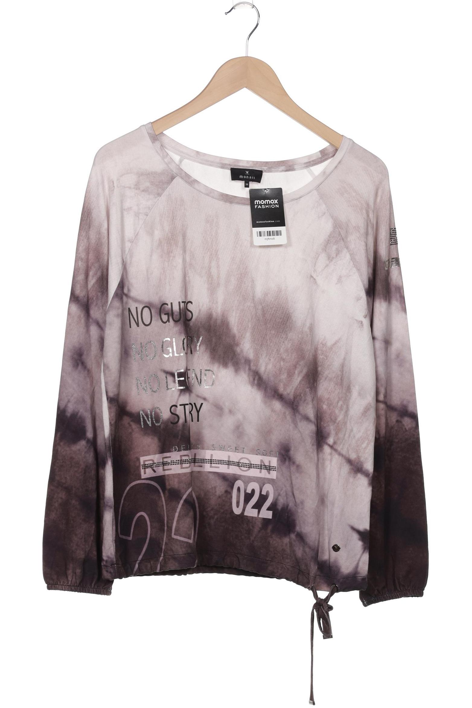 

monari Damen Langarmshirt, flieder, Gr. 38