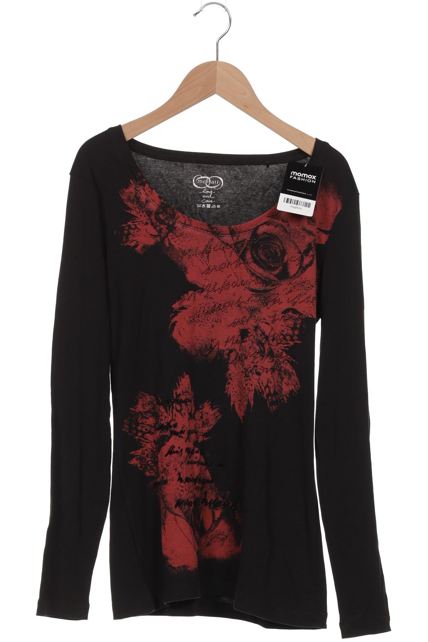 

monari Damen Langarmshirt, schwarz, Gr. 38