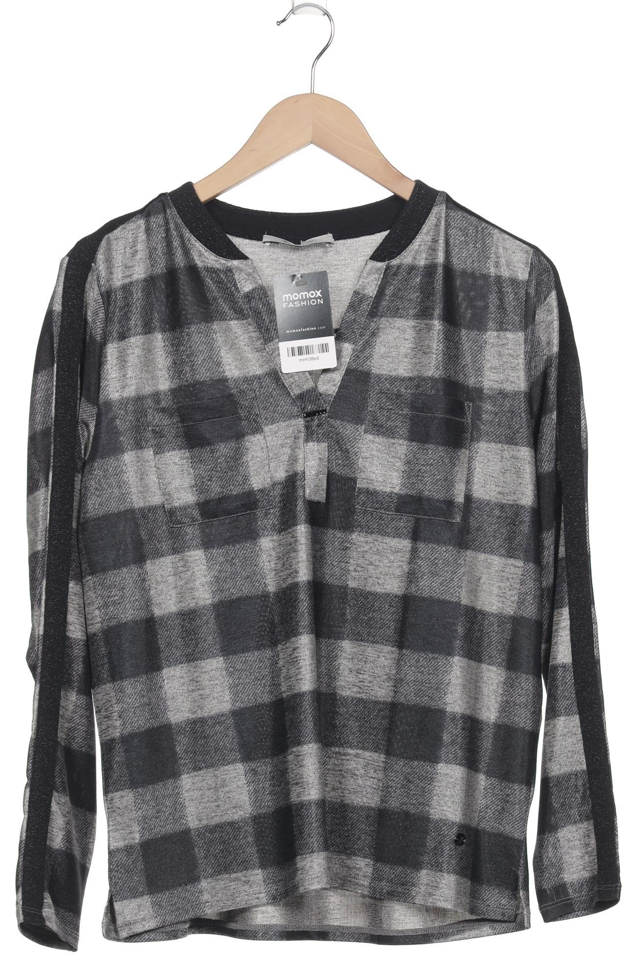 

monari Damen Langarmshirt, grau, Gr. 38