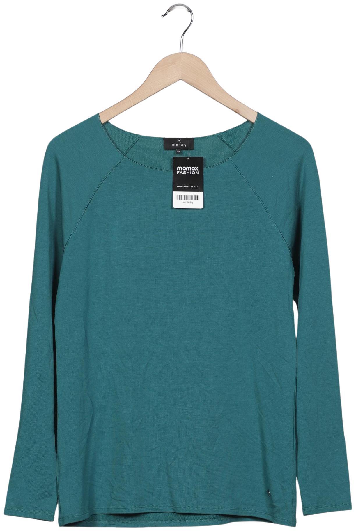 

monari Damen Langarmshirt, türkis, Gr. 40