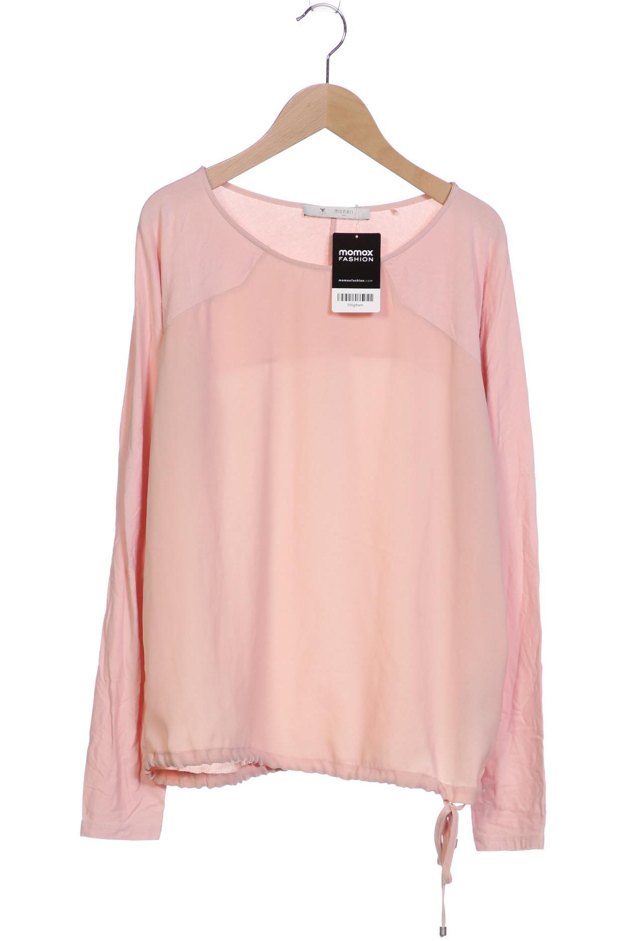 

monari Damen Langarmshirt, pink, Gr. 38