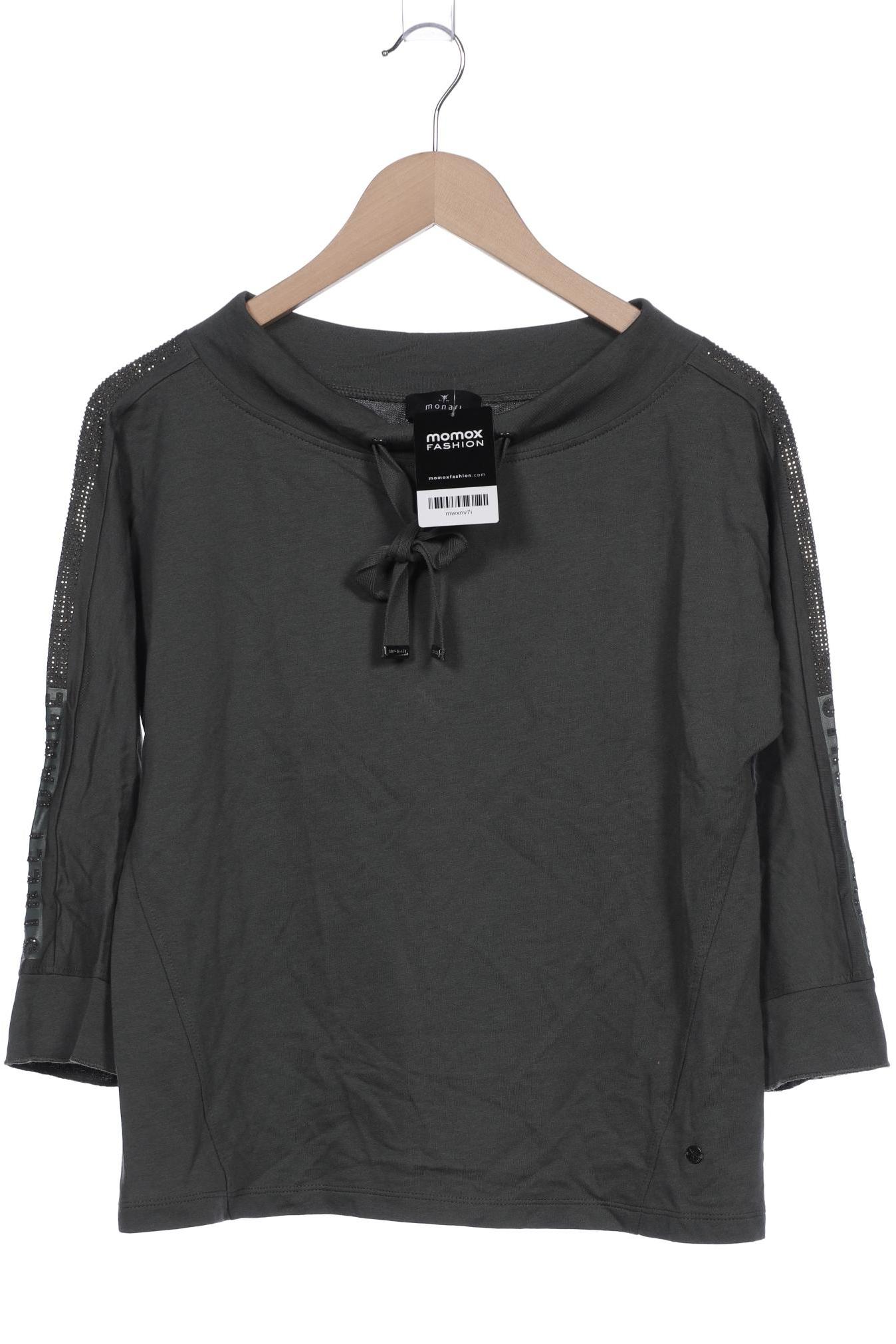 

monari Damen Langarmshirt, grün, Gr. 36
