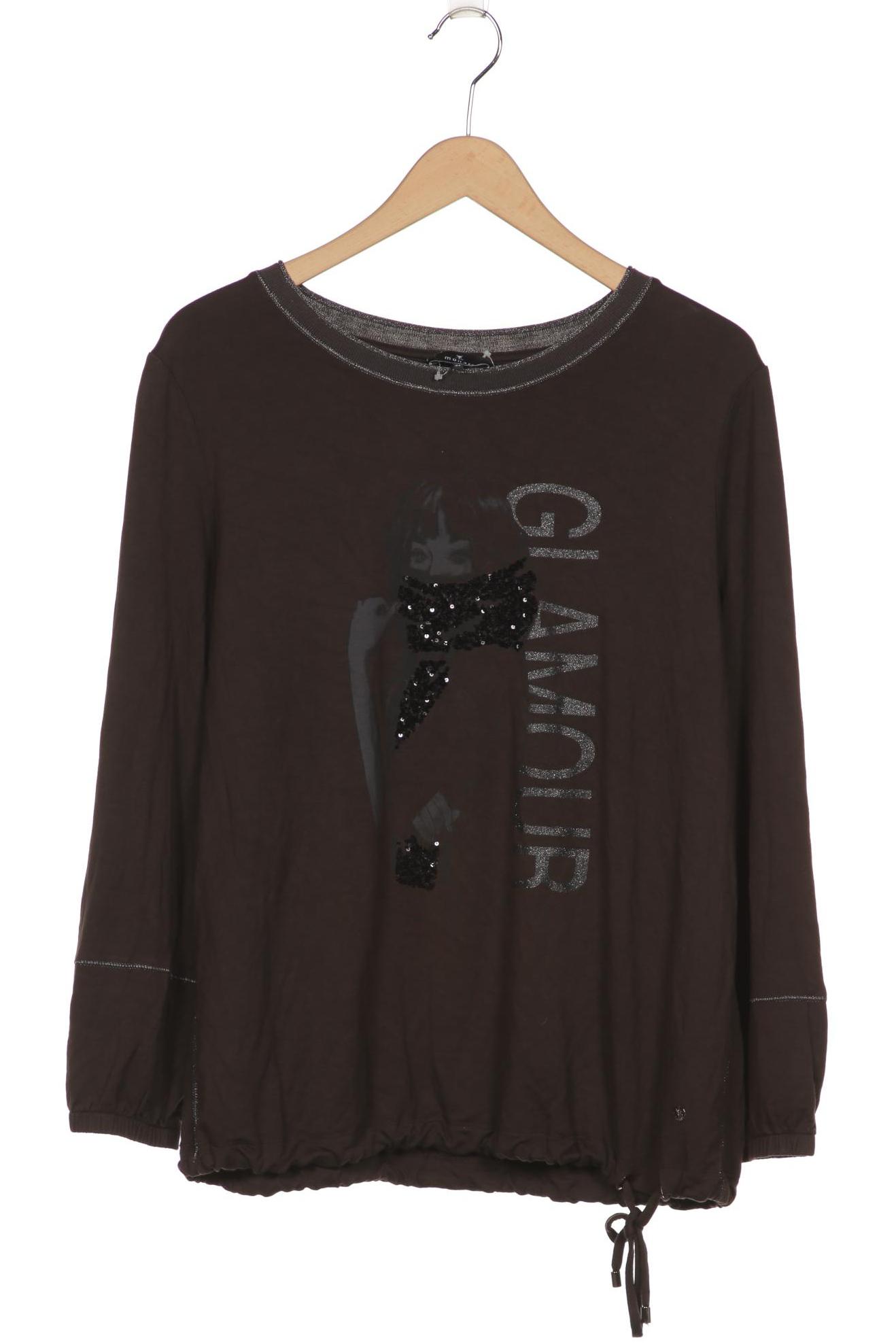 

monari Damen Langarmshirt, braun, Gr. 44