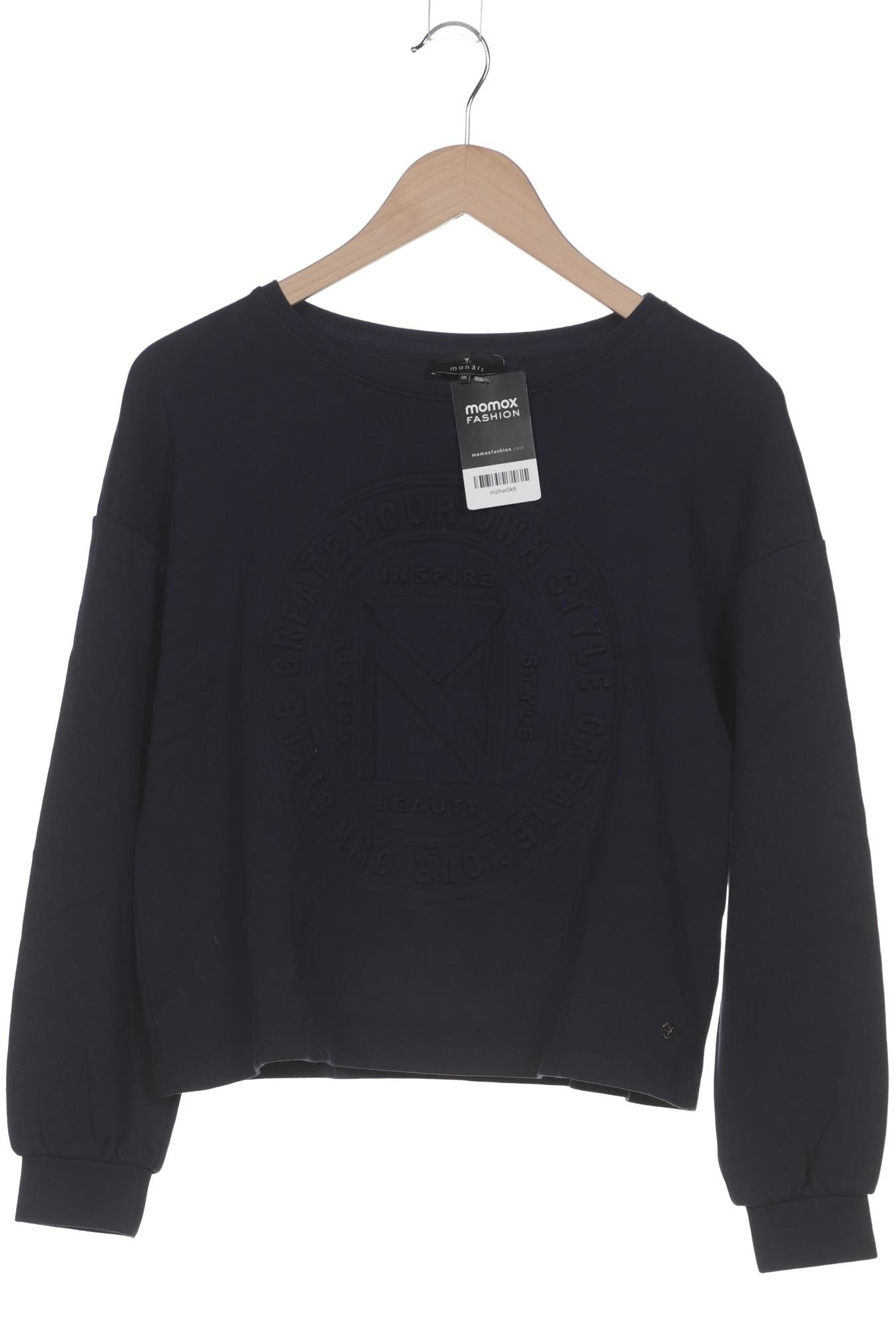 

monari Damen Langarmshirt, marineblau, Gr. 36