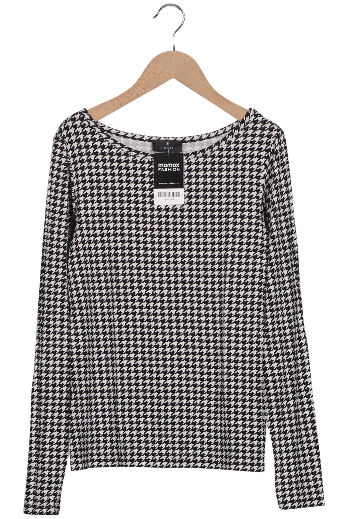 

monari Damen Langarmshirt, schwarz, Gr. 34