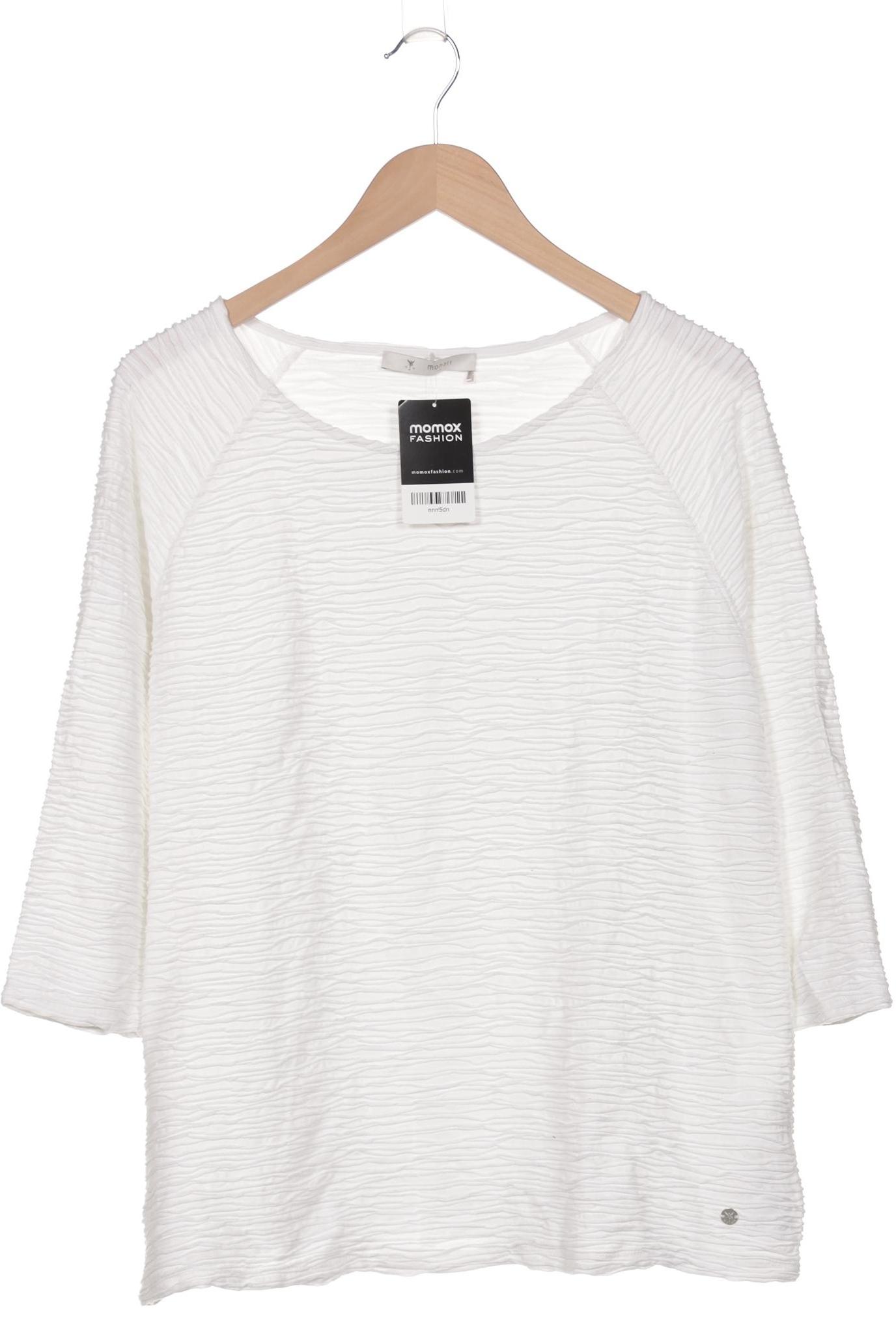 

monari Damen Langarmshirt, weiß, Gr. 44