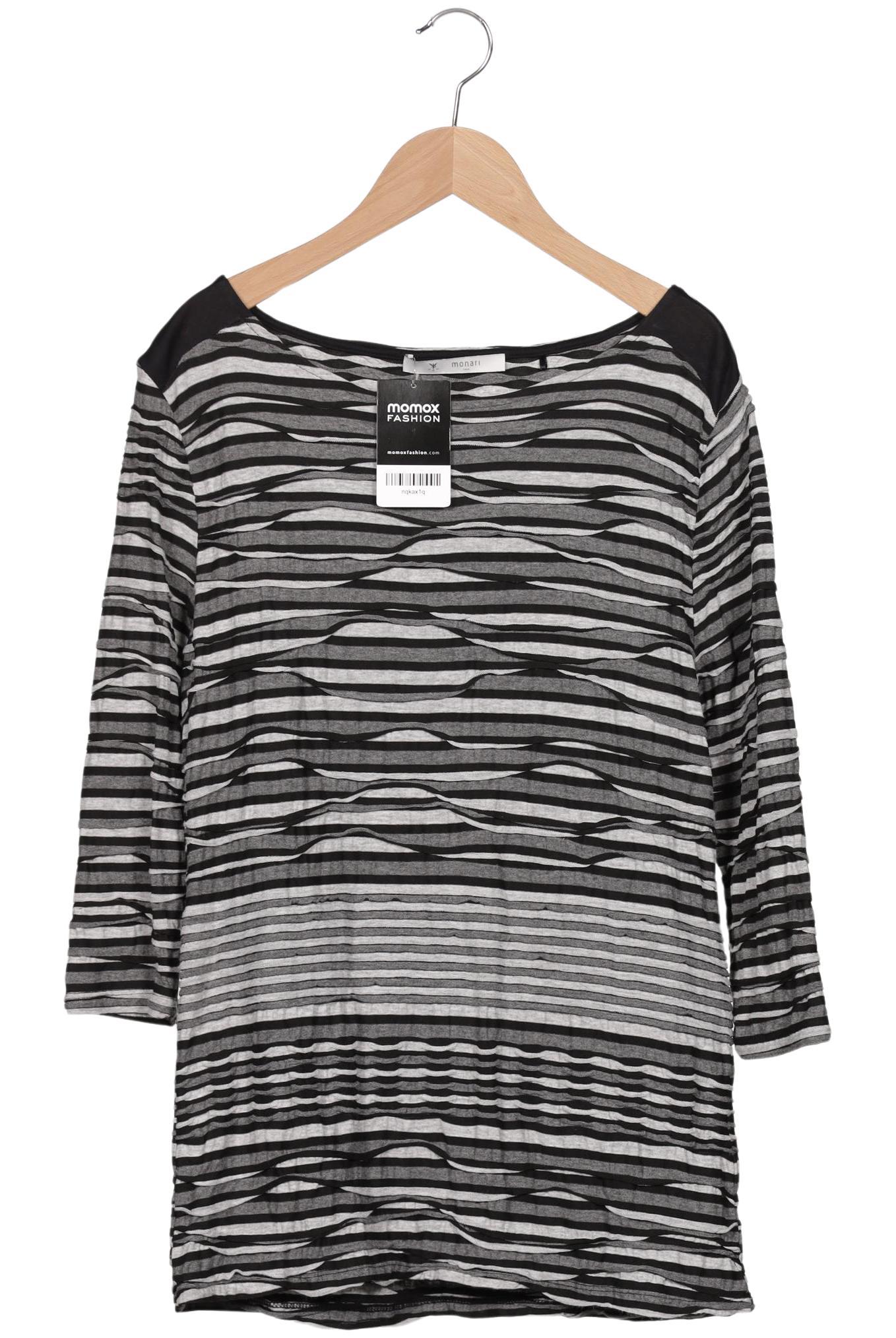 

monari Damen Langarmshirt, grau, Gr. 40