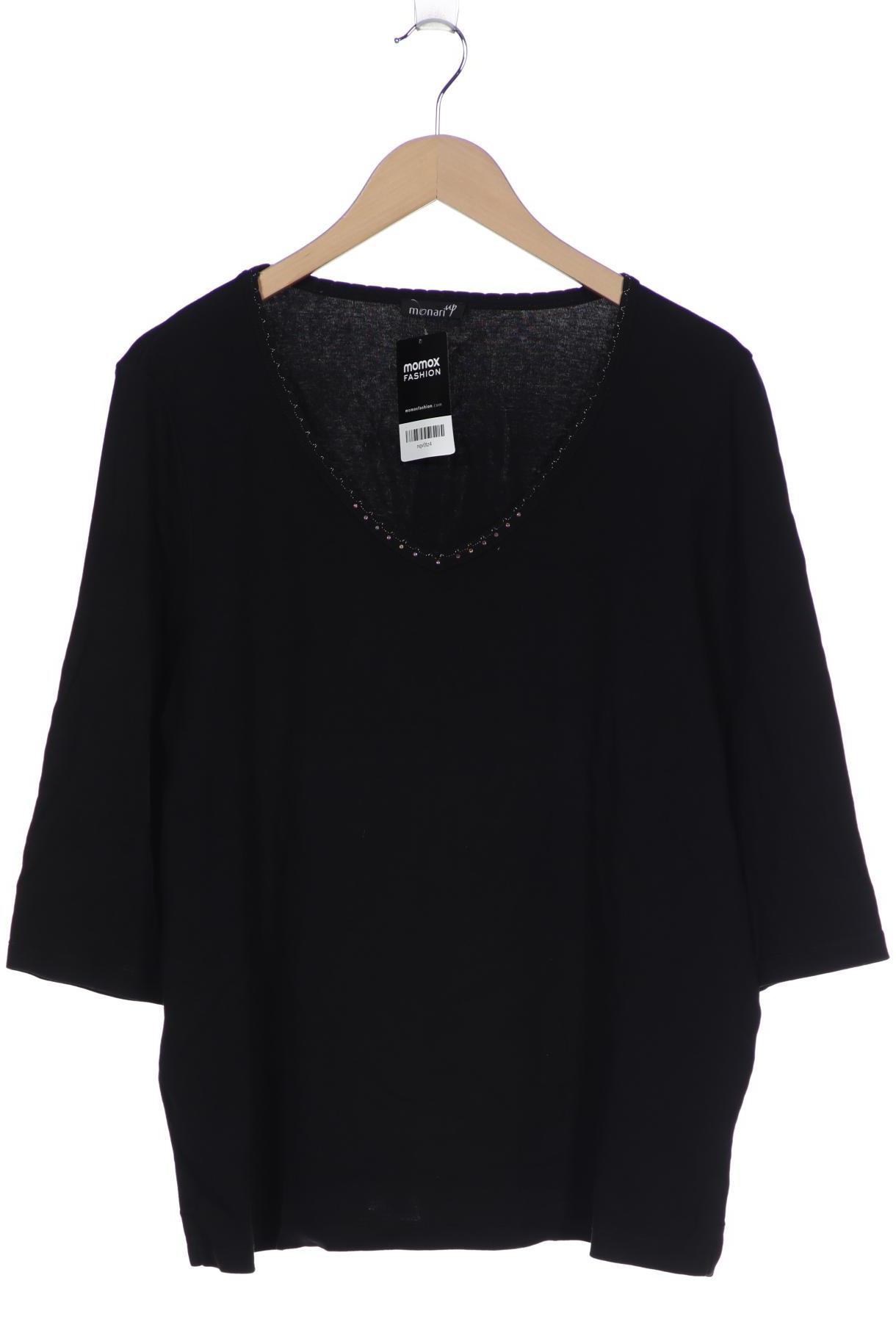 

monari Damen Langarmshirt, schwarz